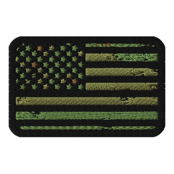 Camo Patriot Embroidered Patches product image (1)