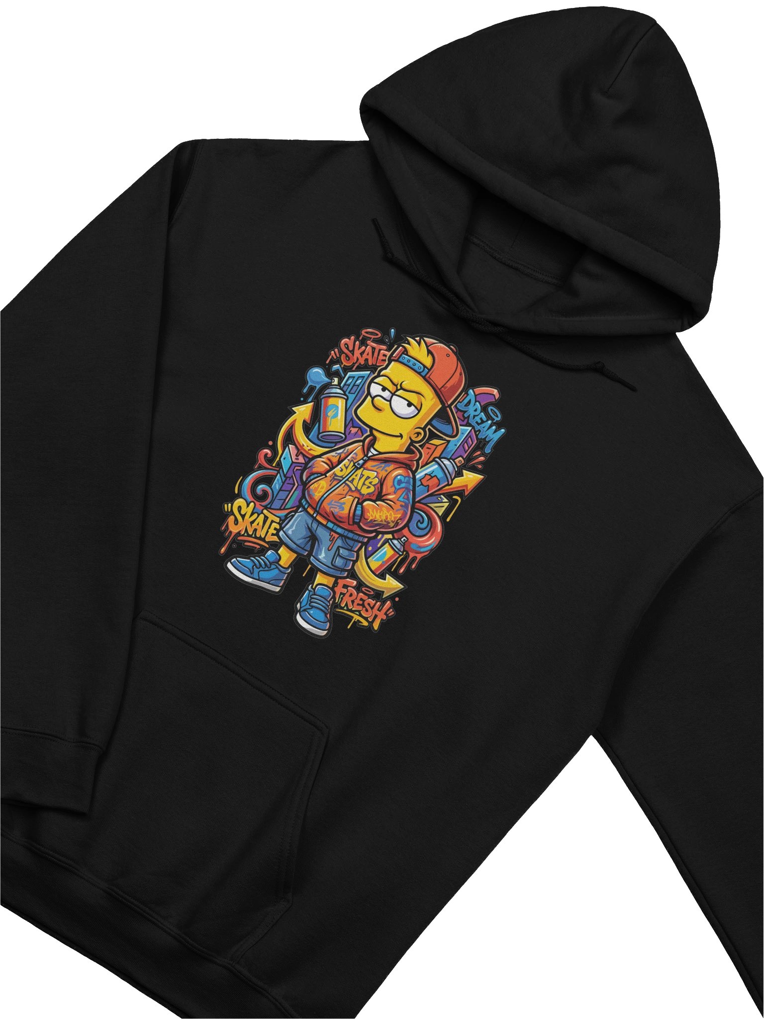 Bart graffiti hoodie product image (24)