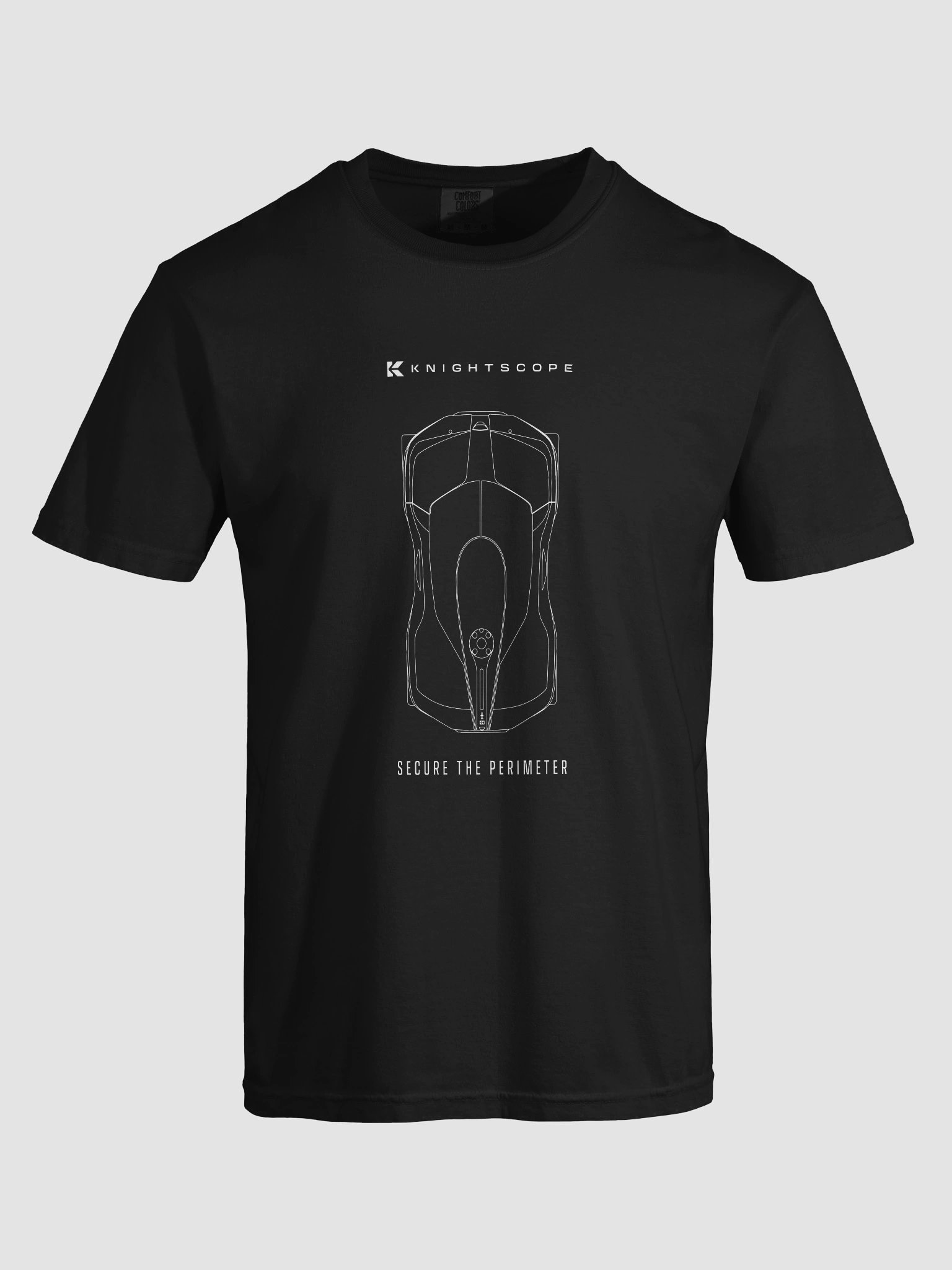 "K7 Secure the Perimeter" – Knightscope Edition Tee - Top View product image (13)