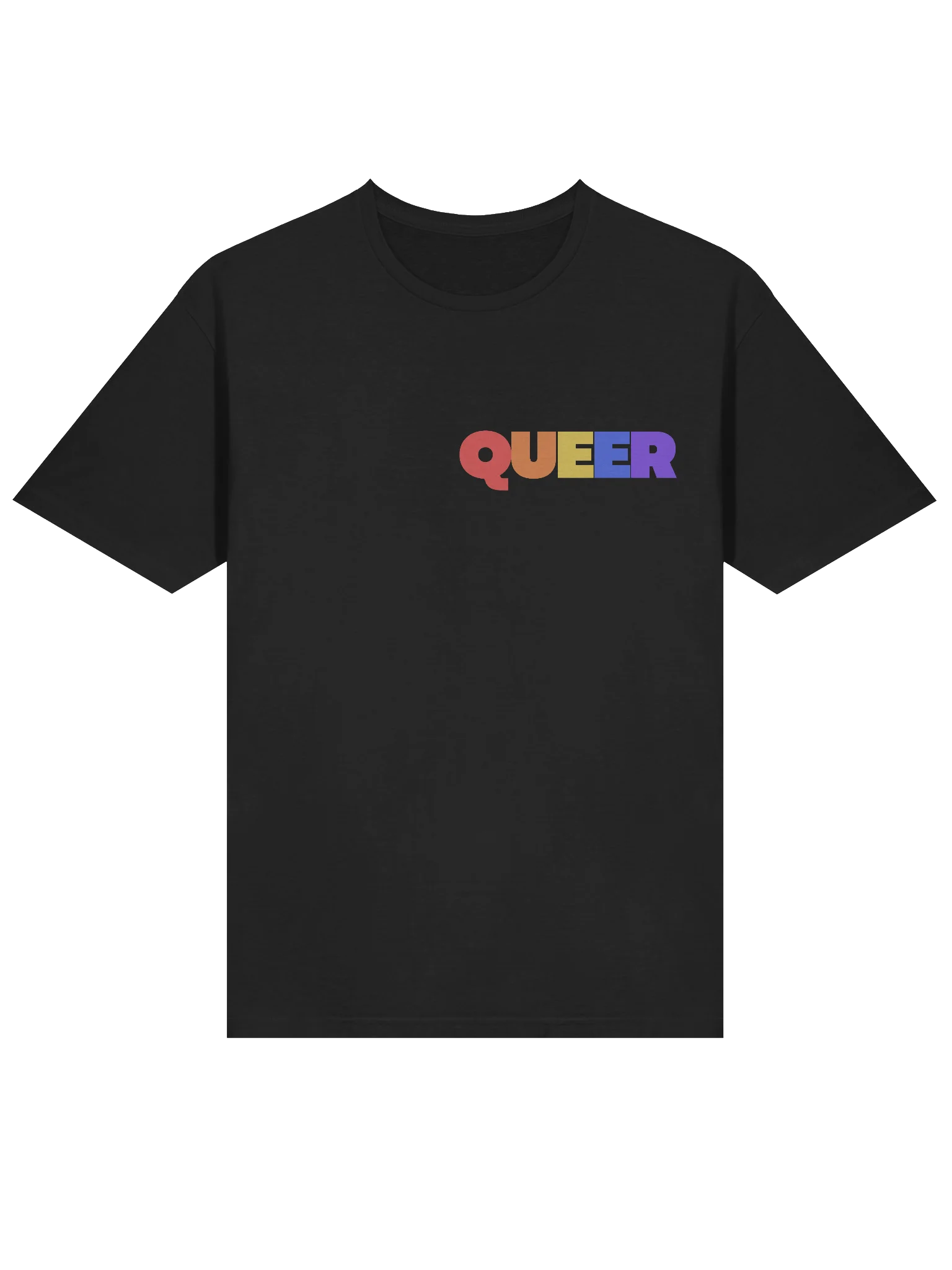 Queer text t-shirt product image (3)