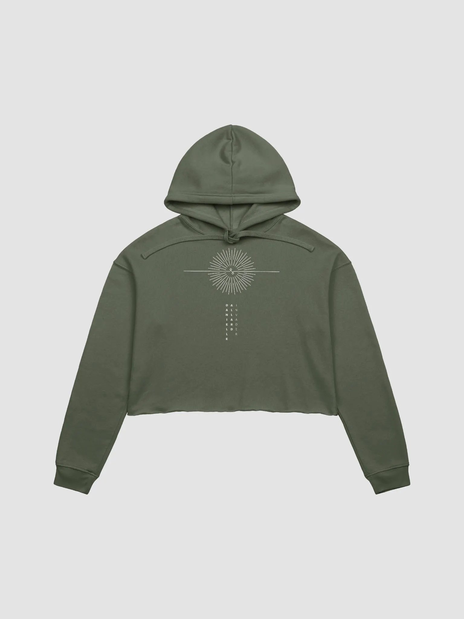INVADER Art Crop Hoodie product image (4)