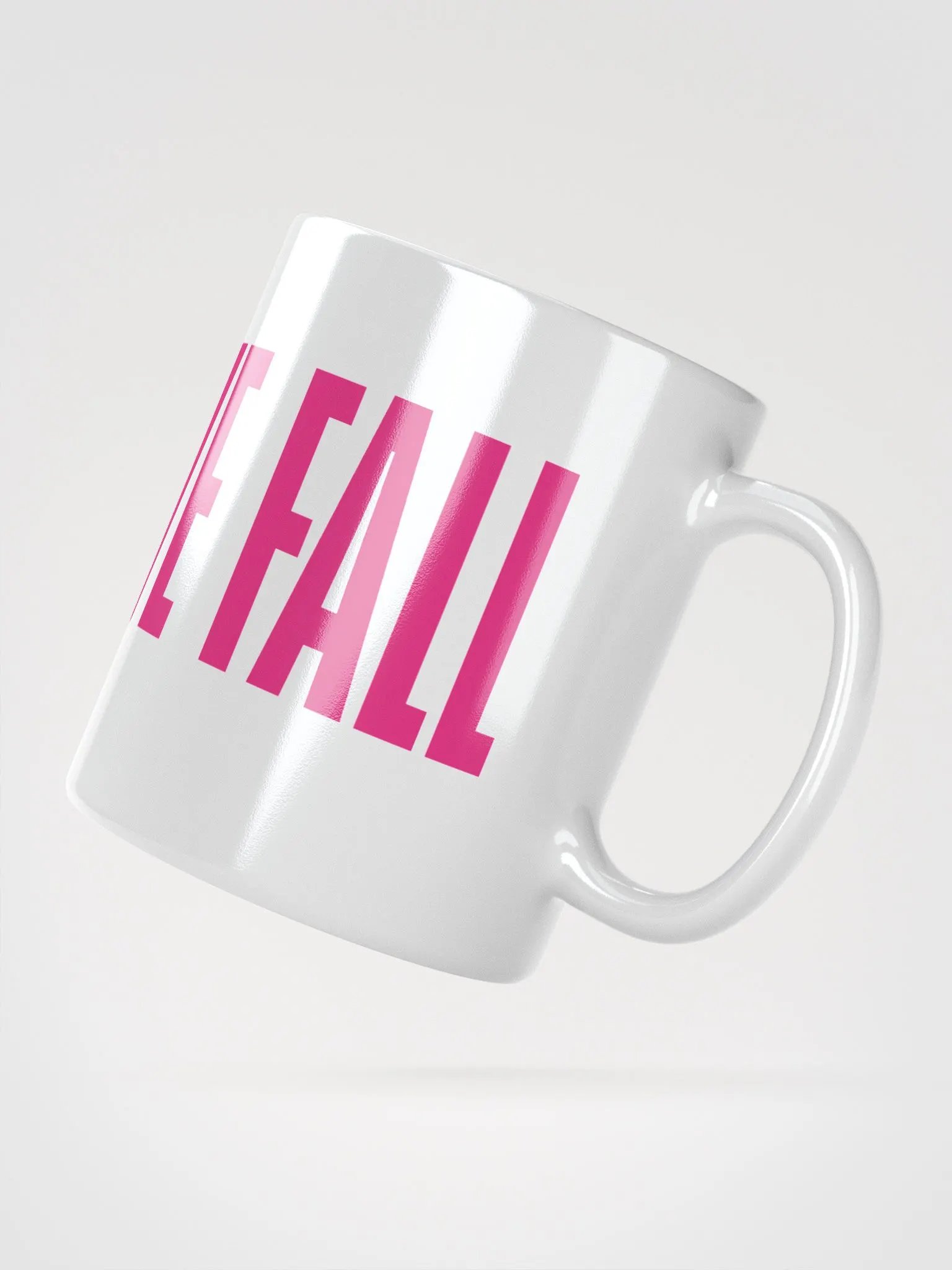 Divided We Fall - Pink - White Glossy Mug product image (4)
