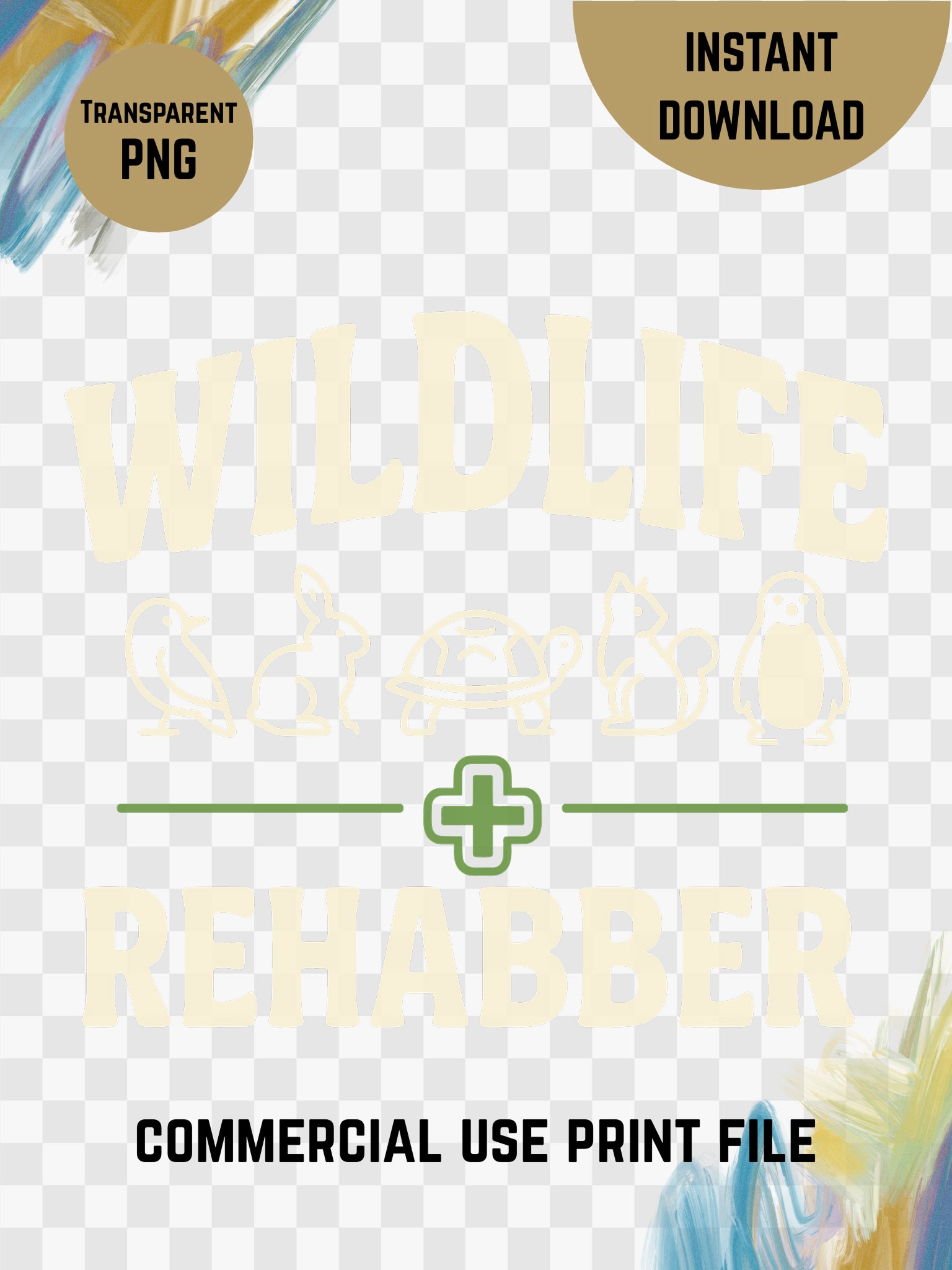 Wildlife Rehabilitator Graphic – Vintage Style Animal Care Design product image (6)