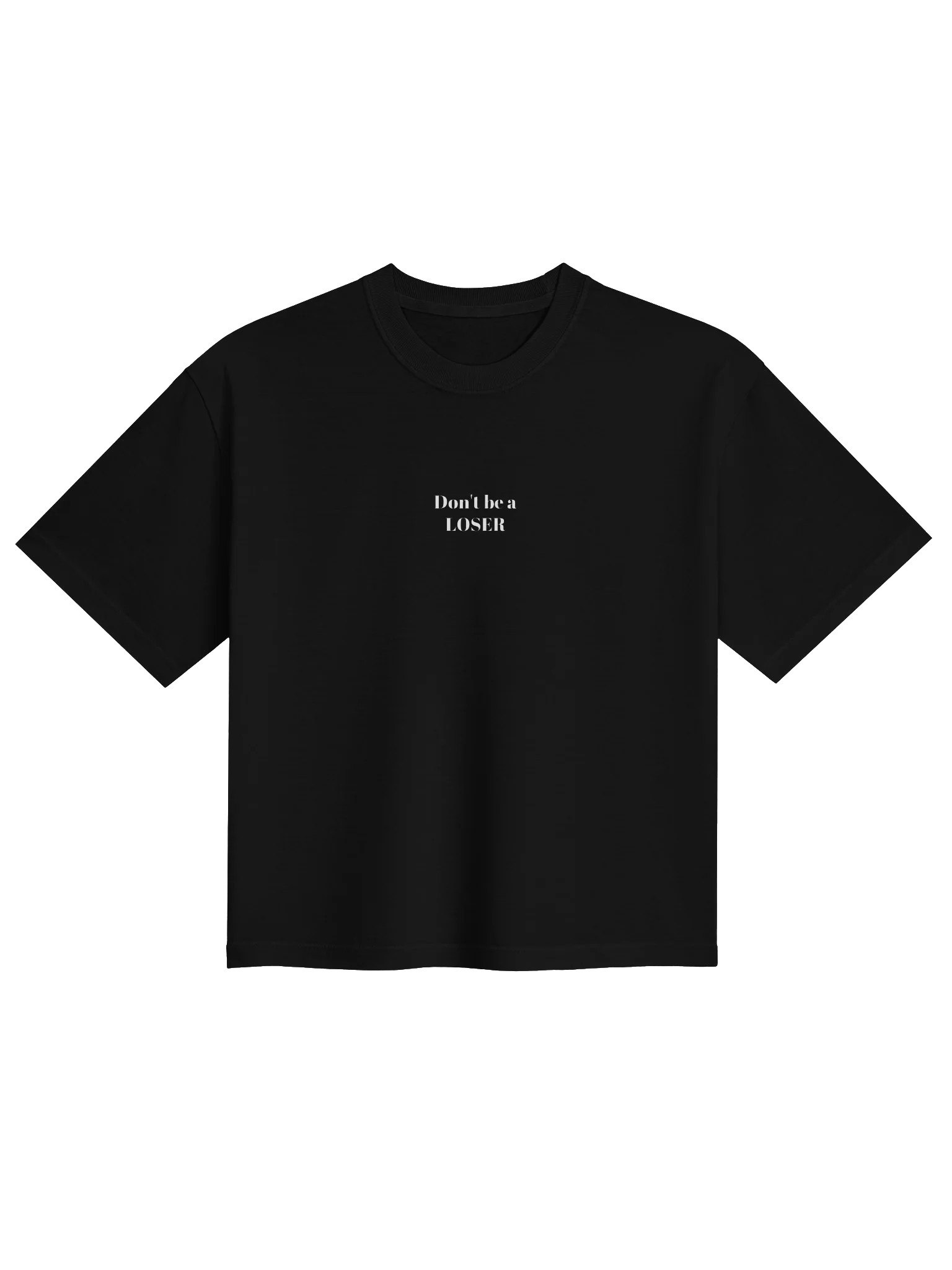 Don't be a LOSER Womens boxy tee product image (1)