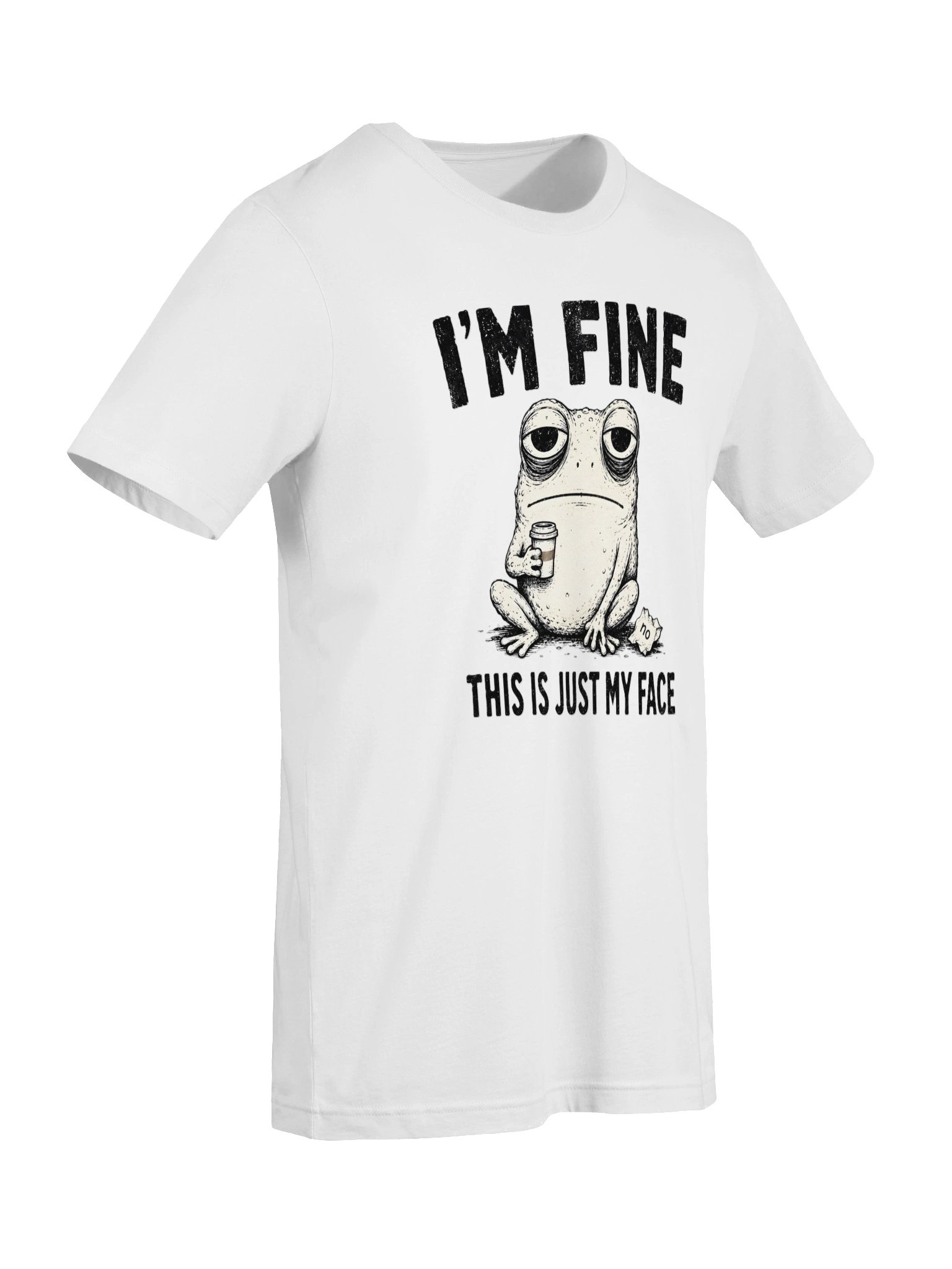 I'm Fine. This Is Just My Face — Frog Tee product image (4)