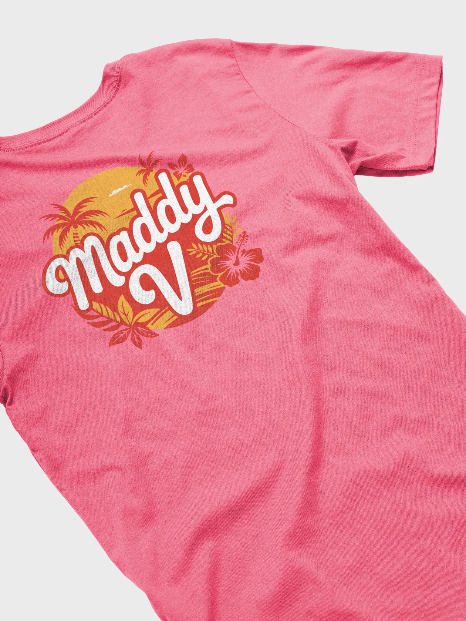 Maddy V Tropical Vibes Cursive T-Shirt product image (41)