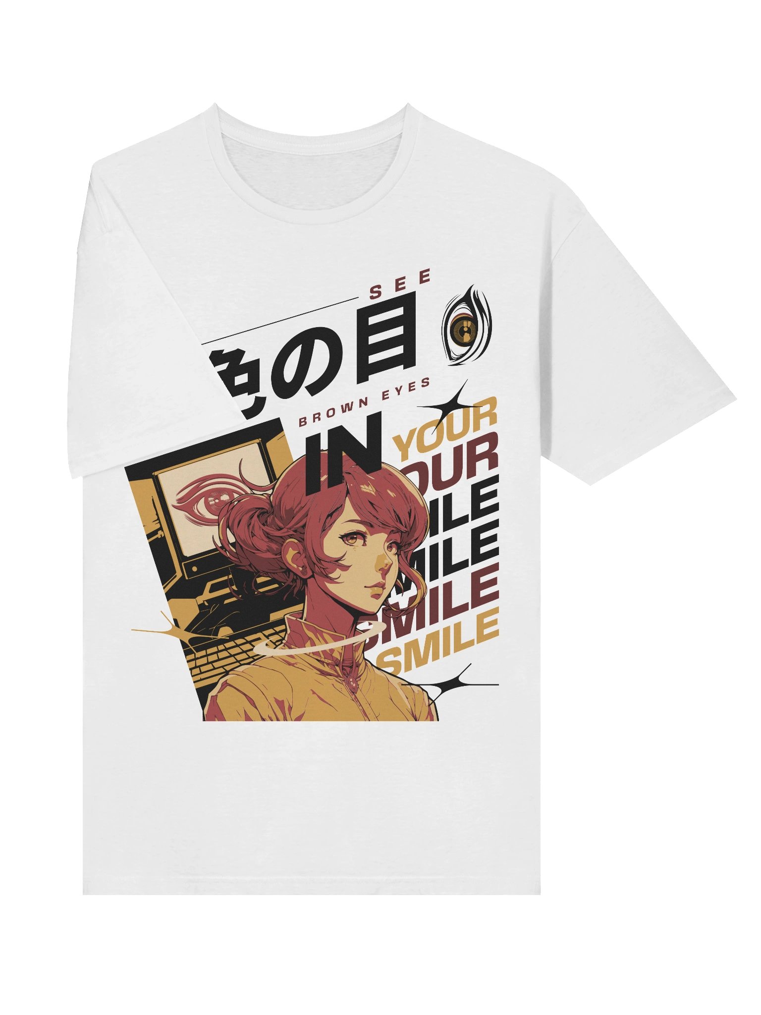 Brown Eyes In Your Smile T-Shirt - Gildan Softstyle product image (10)