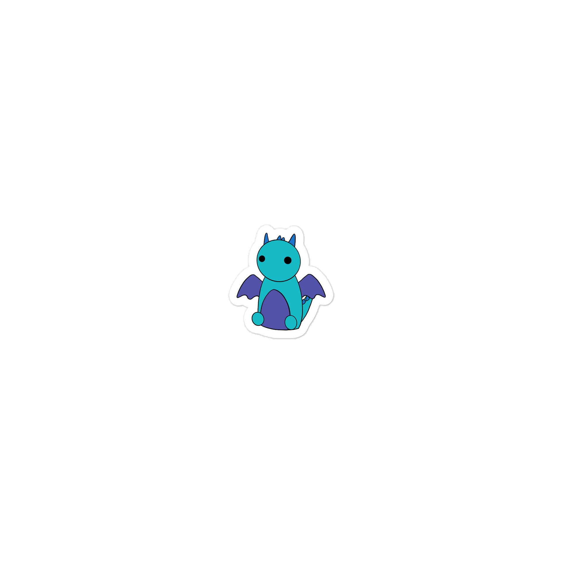 Dragon Plush Sticker product image (1)