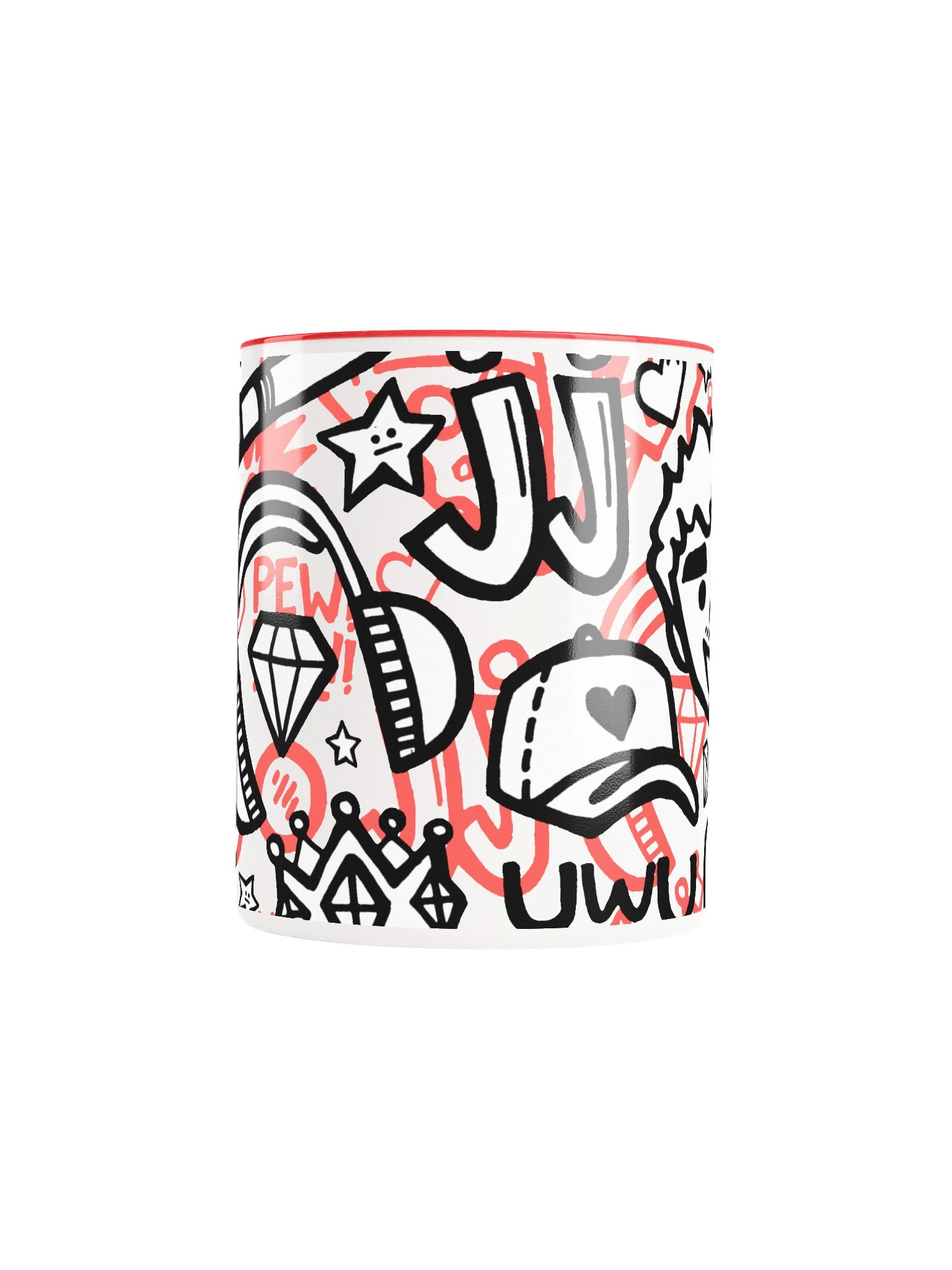 J-Doodle Mug (Red) product image (10)