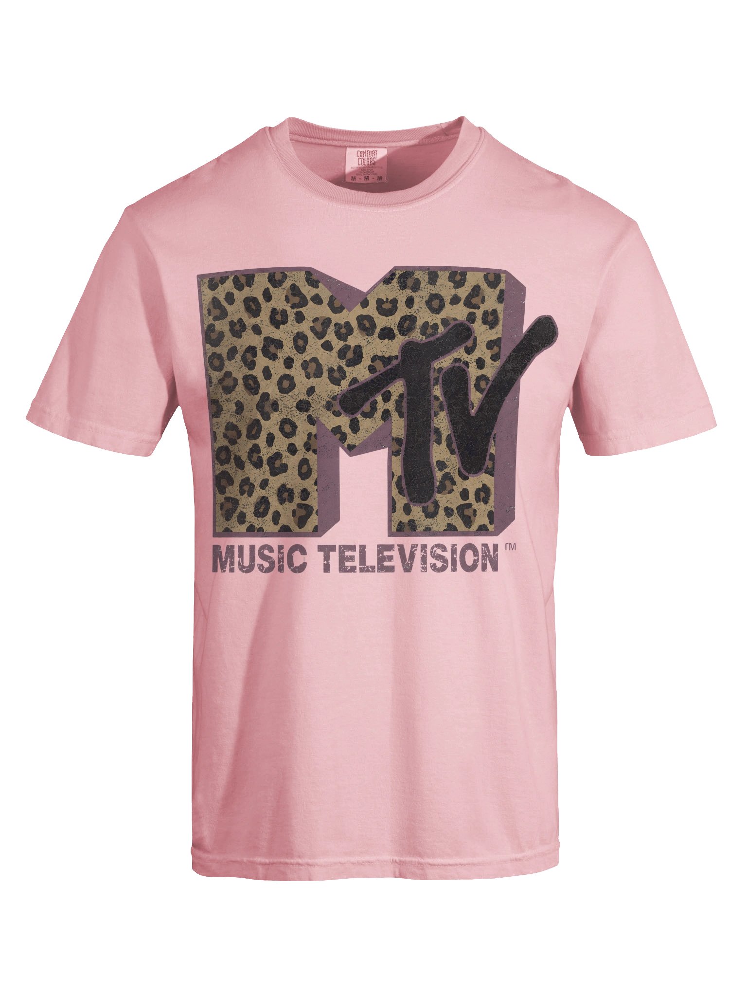 MTV Classic Leopard Print Bold Logo Shirt, Music Television MTV Logo Tee, Retro 80s 90s Style MTV Tee, Disneyland Family Matching Tee product image (42)