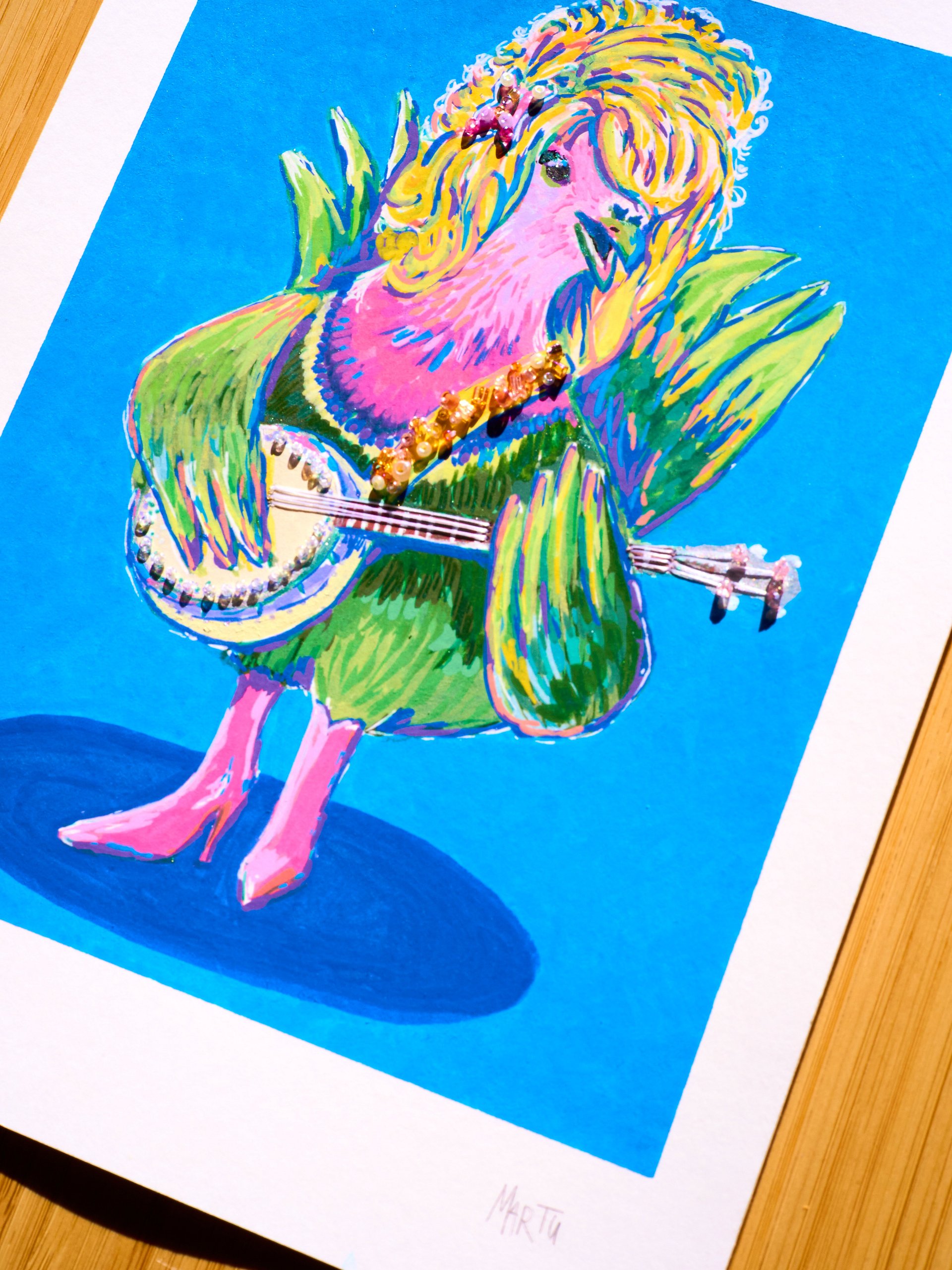 Dovey Parton // Original Mixed Media Artwork product image (3)