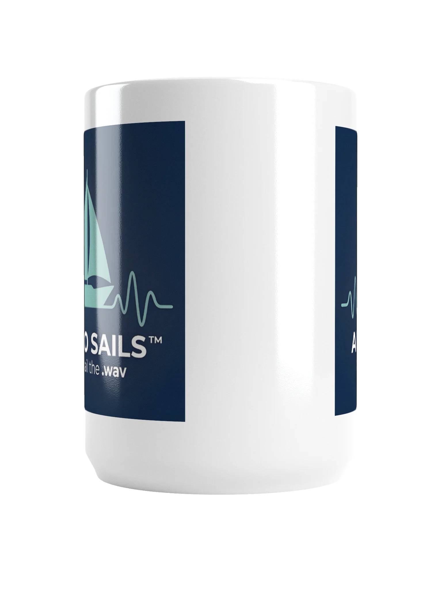 Audio Sails 'Come sail the .wav' Mug product image (2)