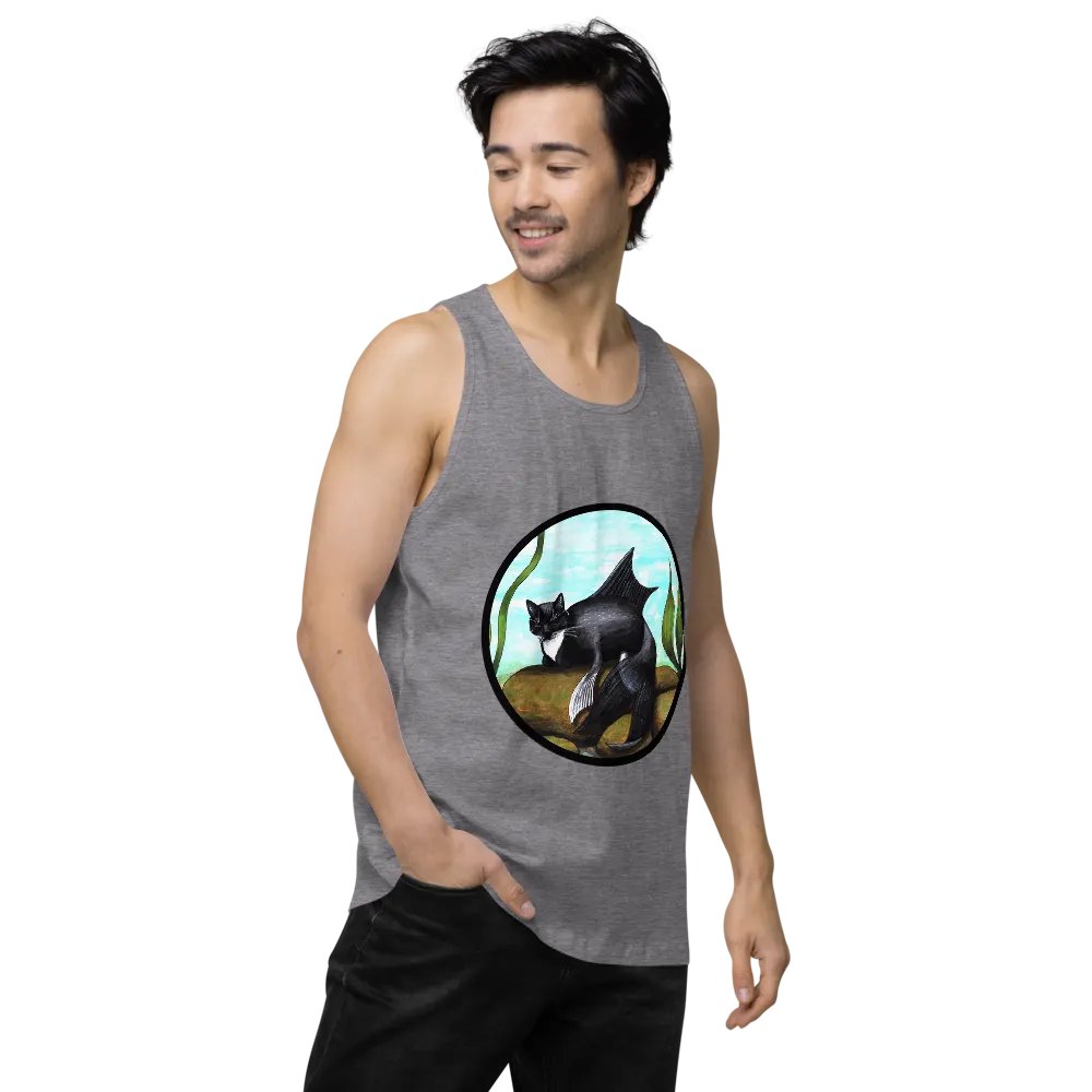 Mermeow Tuxedo Tank M product image (63)