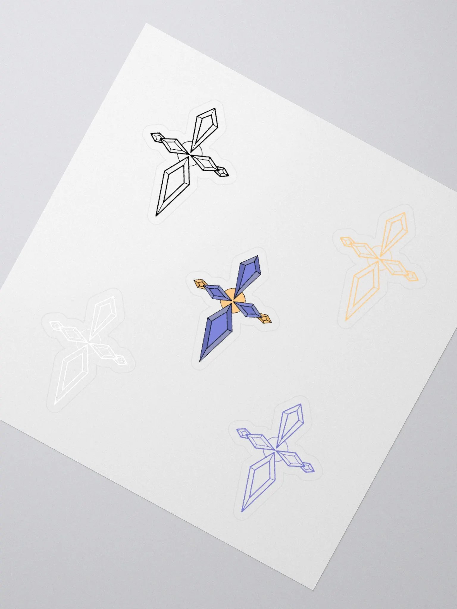 Compass Dagger Sticker Set product image (3)