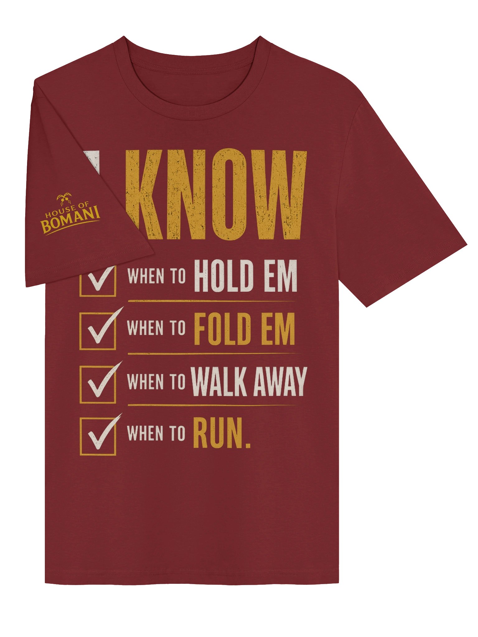 Know when to hold em Tee product image (11)