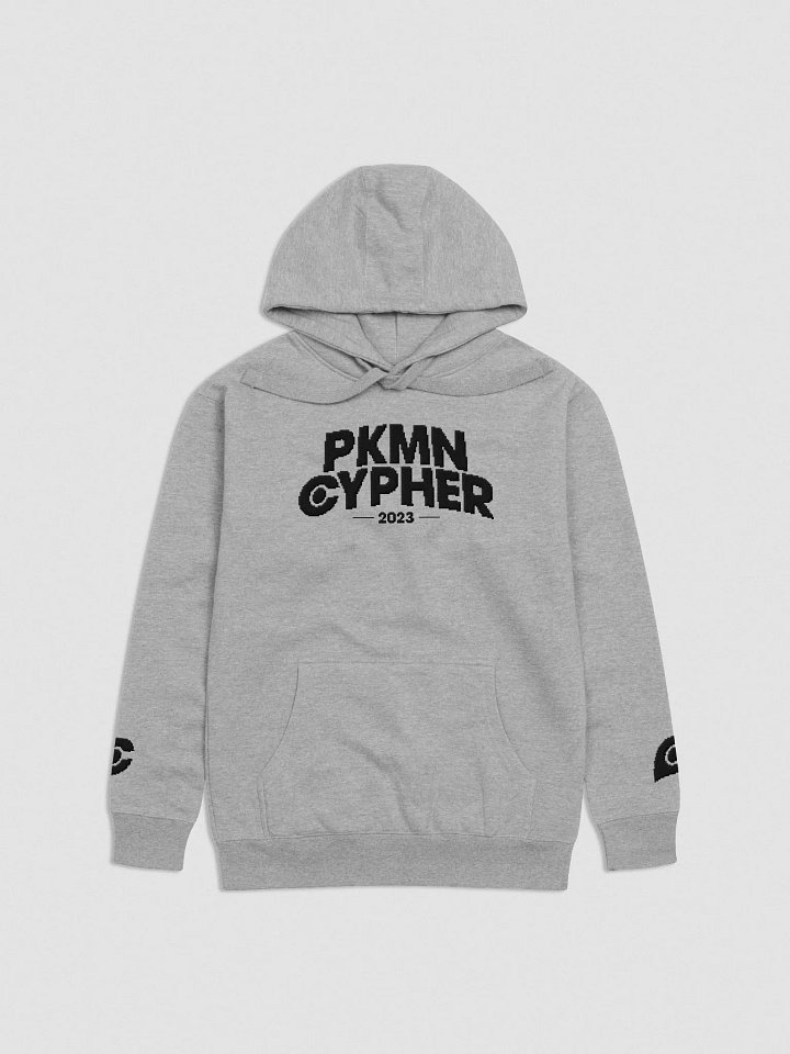 Cypher Logo Hoodie (Black Embroidered) product image (1)