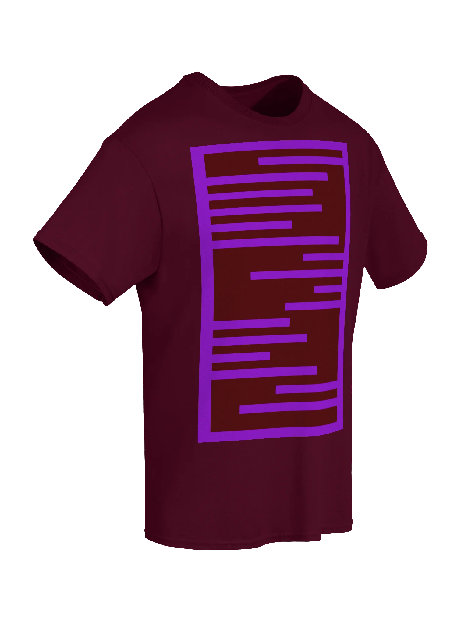 Abstract Bar Pattern Streetwear T-Shirt product image (8)