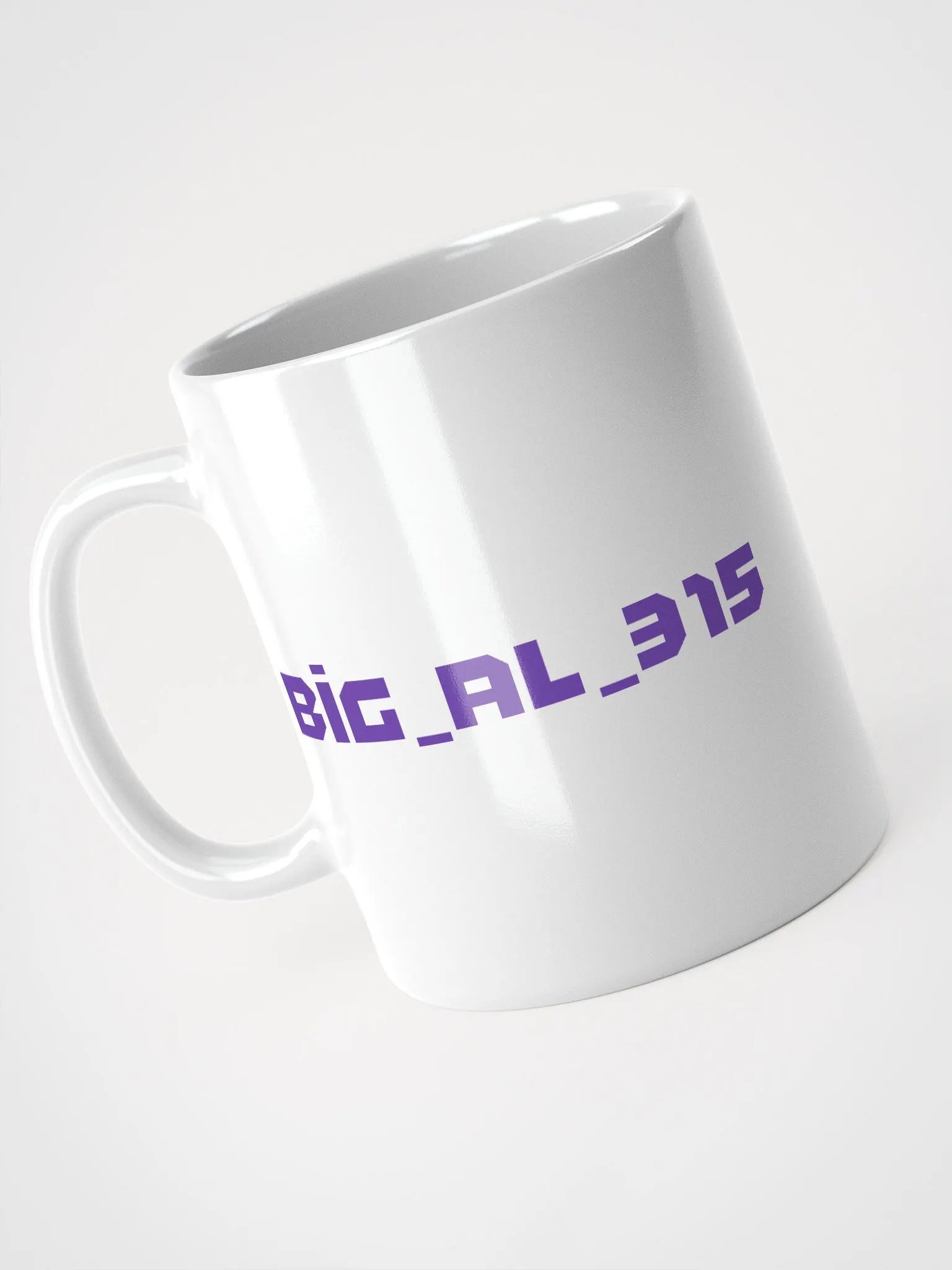 BIG_AL_315 White Glossy Mug product image (5)