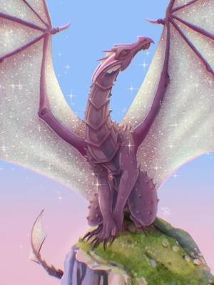 Day 08 of Smaugust with Shimmering. I was planning first on making the dragons scales shimmer however I later decided that having big shimmering wings would seem so much cooler. this is also my second attempt on this painting.  Again I used dracochats prompt list  #Smaugust #dracosmaugust #shimmer #art #drawing 
