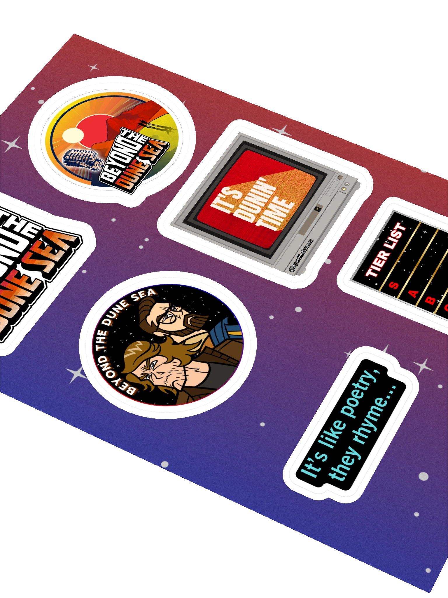 BTDS Classic Sticker Sheet product image (2)