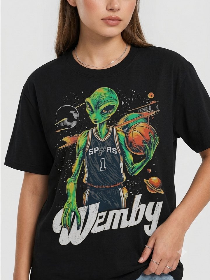 Wemby Alien Shirt product image (1)