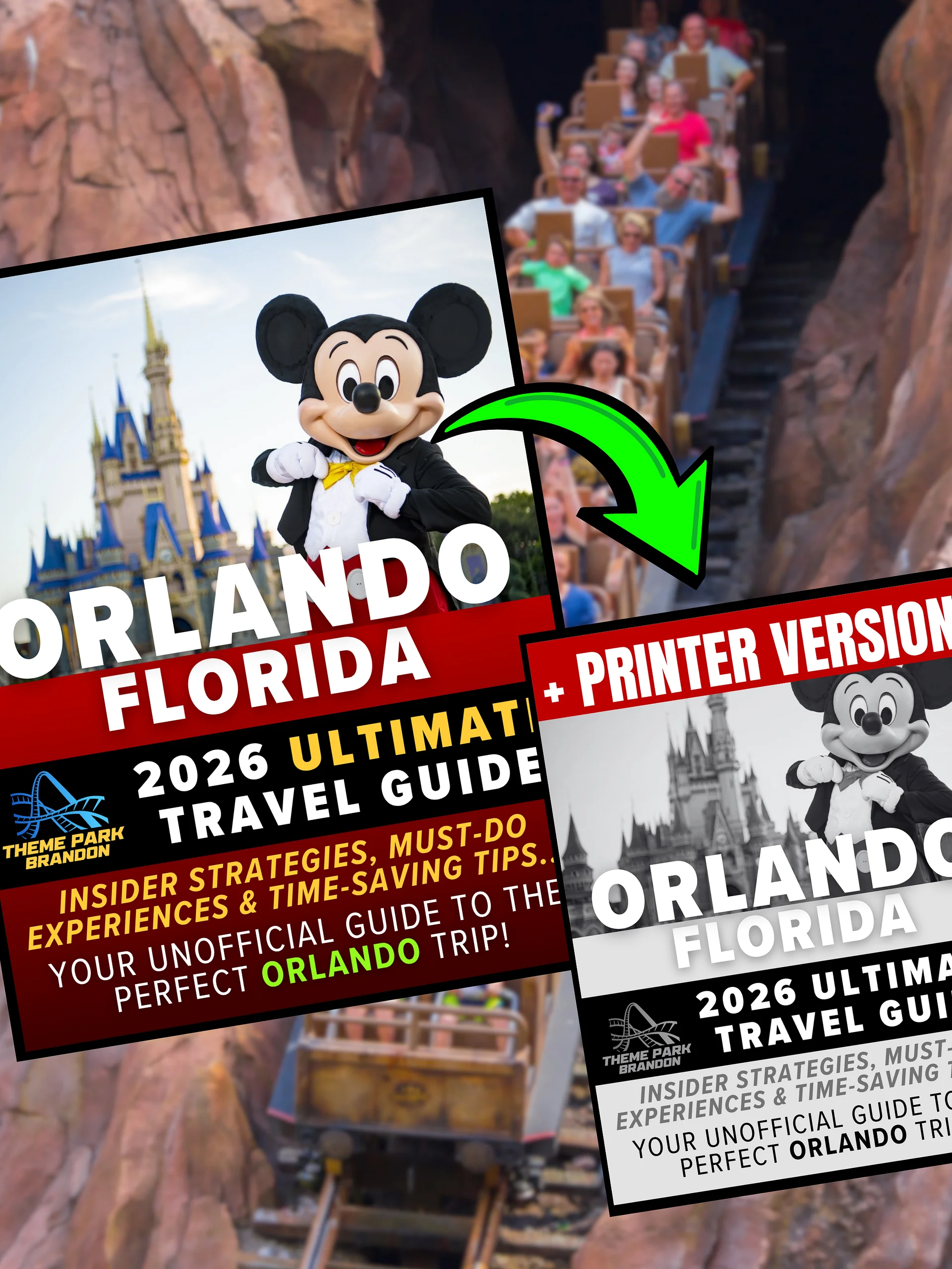 Orlando Travel Guide 2026 | 91-Page Printable Digital PDF, Instant Download 🌴 product image (1)