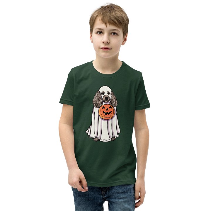 Halloween Standard Poodle(Apricot) Youth T-Shirt product image (1)