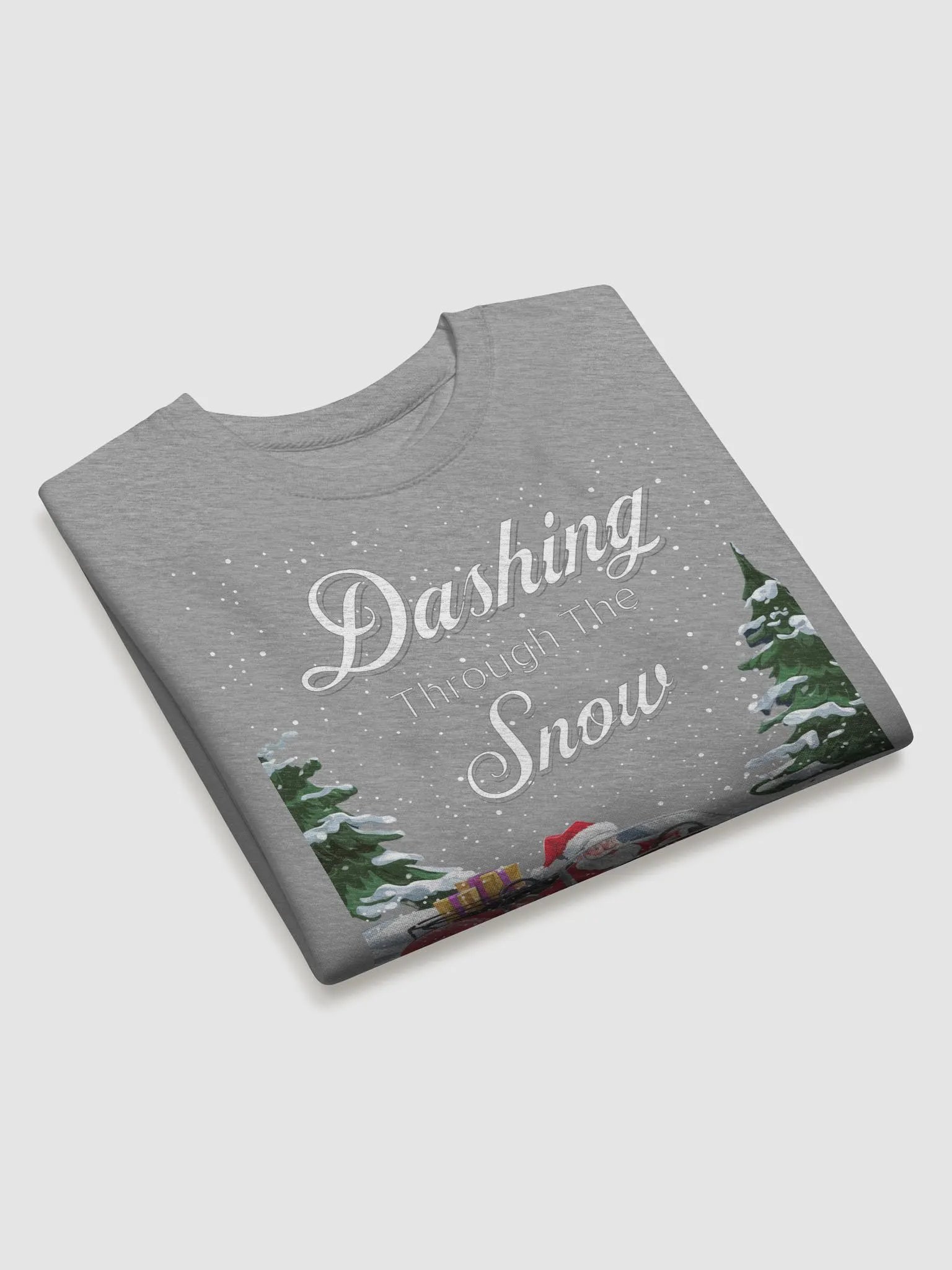 Dashing Through The Snow - Santa In A Red Convertible Sweatshirt product image (15)