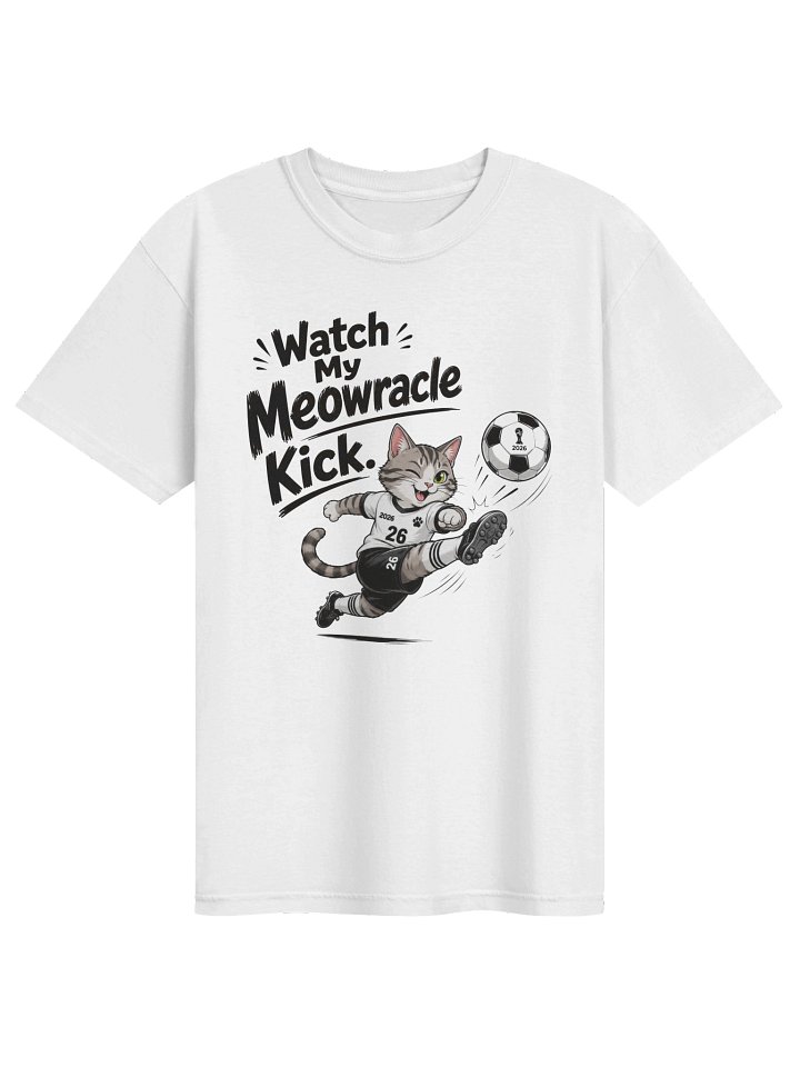 Watch My Meowrace Kick Soccer Cat Shirt product image (2)