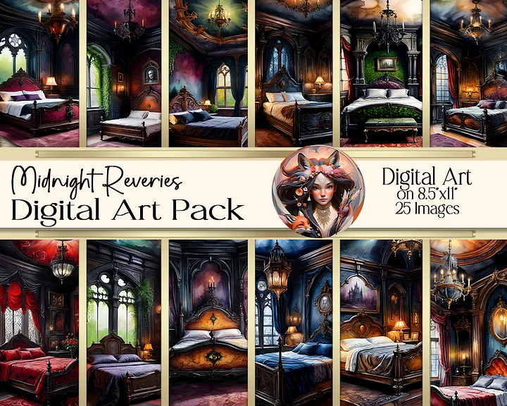 Midnight Reveries Digital Art product image (1)