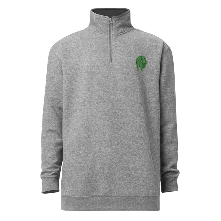 In My Head (leaf design) embroidered quarter zip product image (7)