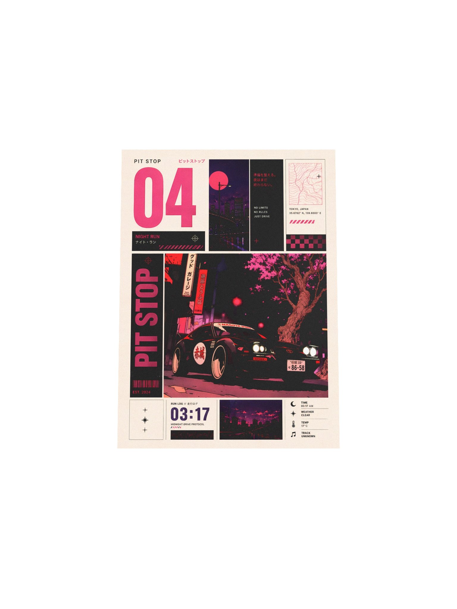 PIT STOP Series Matte Poster no. 04 product image (14)