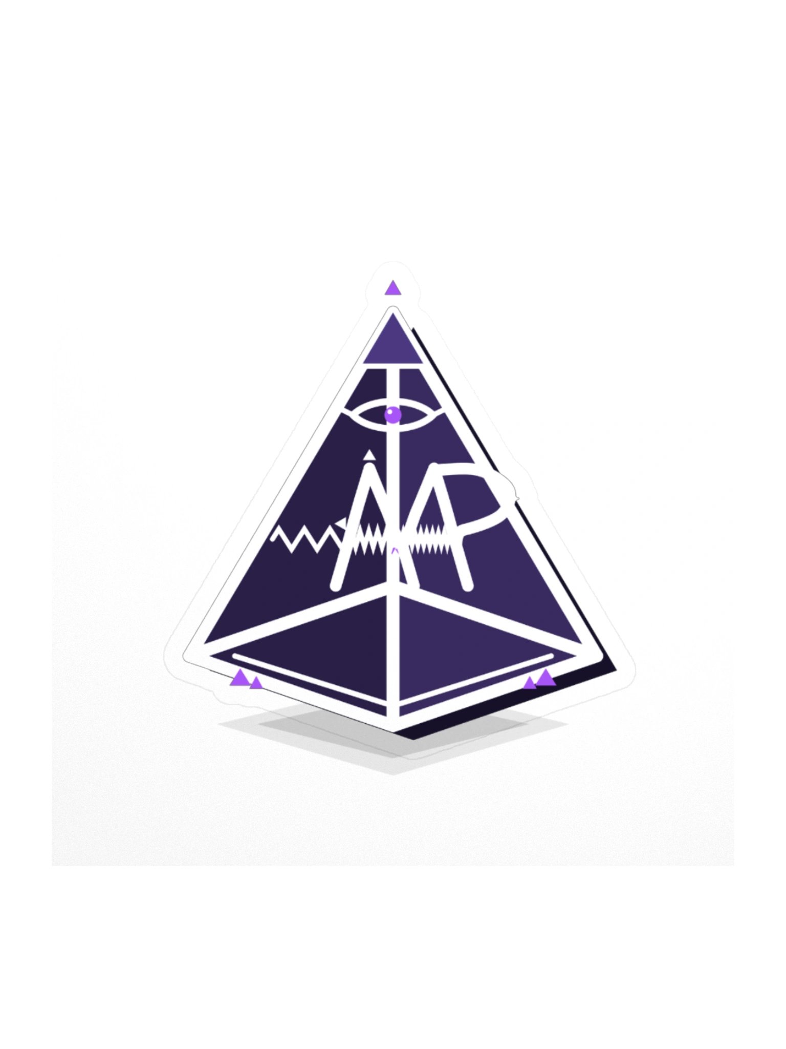 Mt. AMP Pyramid 3D — Transfer Sticker product image (1)
