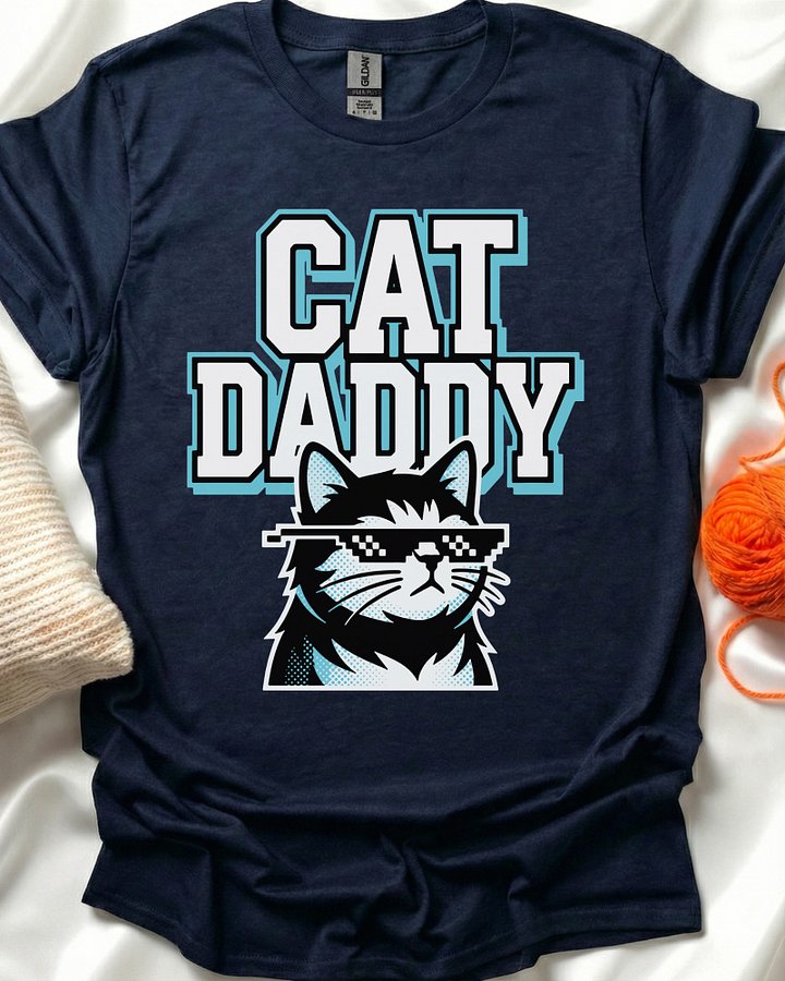 Cat Daddy Cool T-Shirt product image (3)