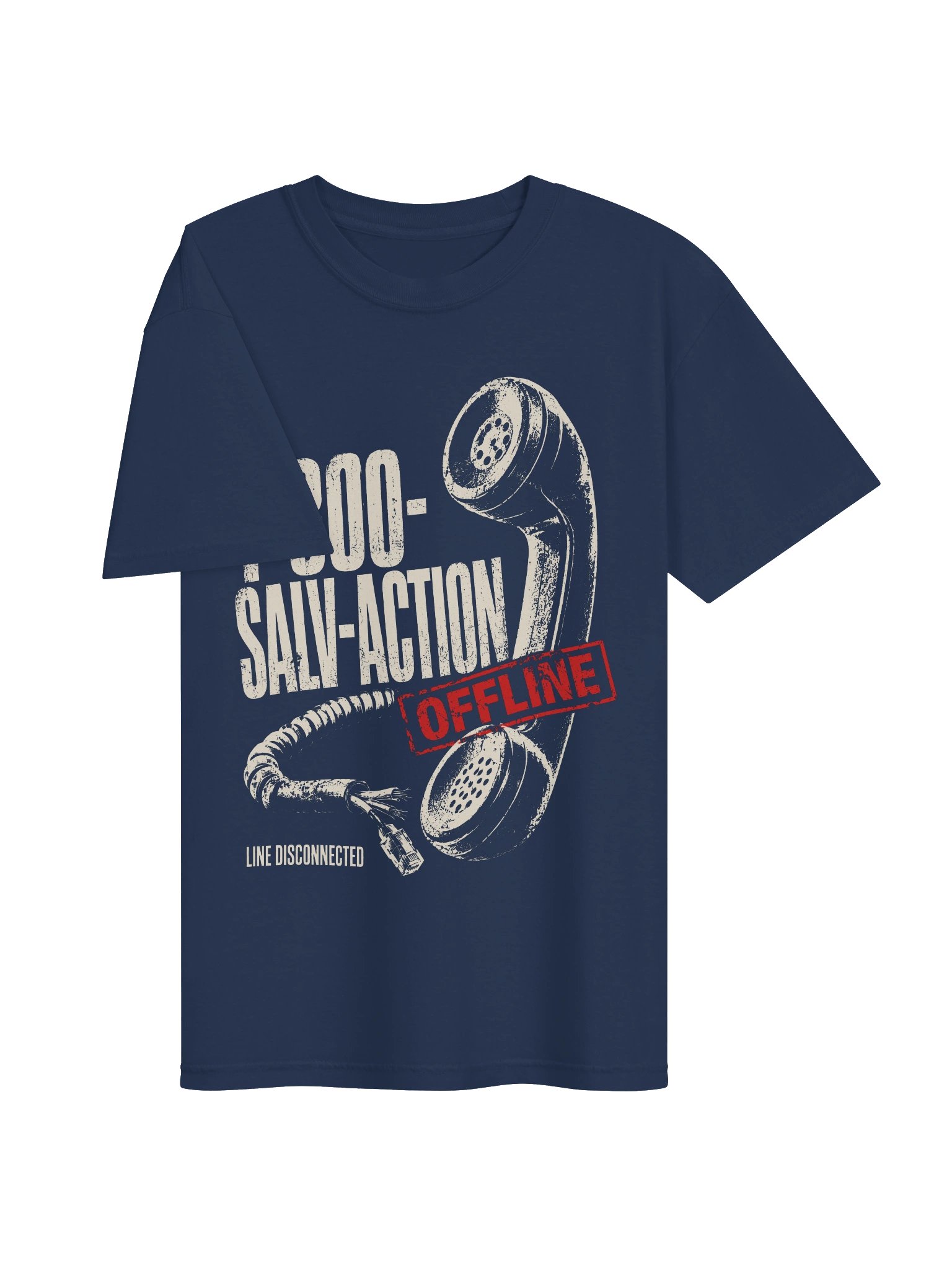 Offline Retro Phone | Heavyweight Graphic Tee product image (11)