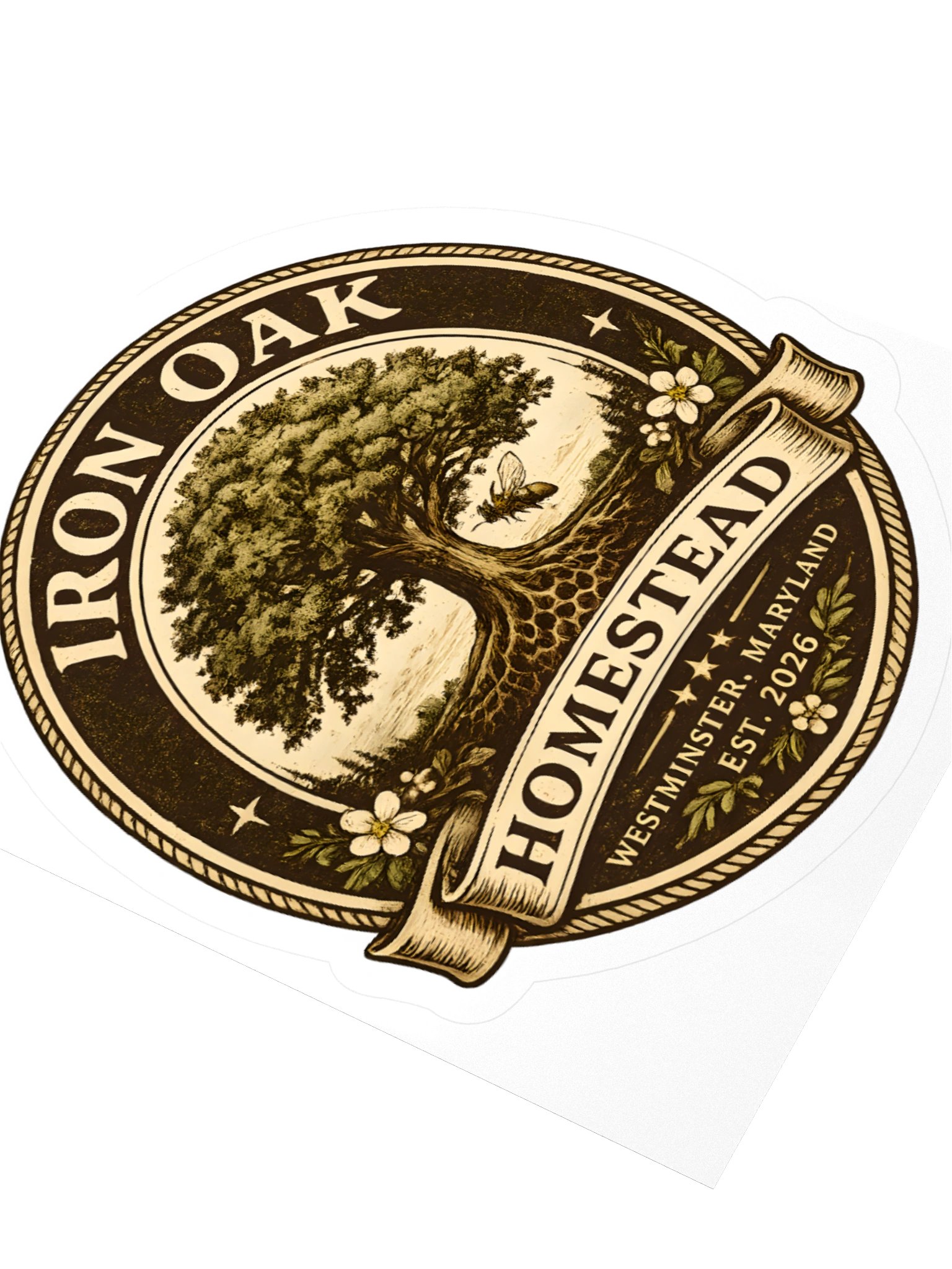 Vintage Logo Sticker product image (3)