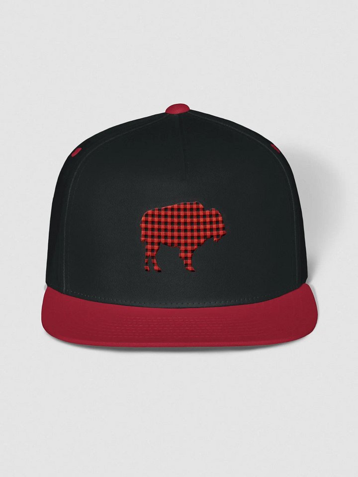 Buffalo Check Cotton Twill Flat Billed Cap product image (1)