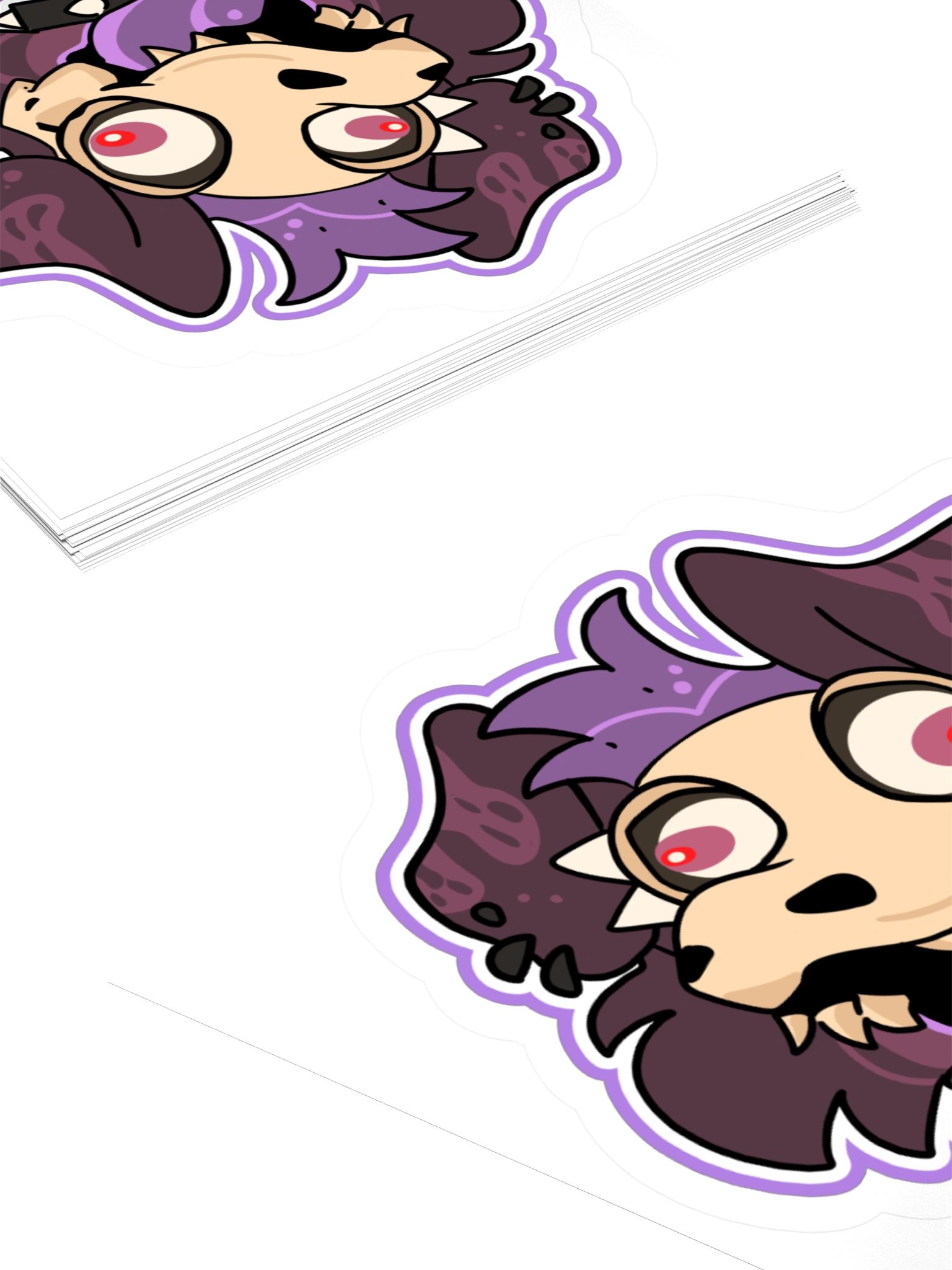 Derpy Skull Dog Sticker (Regular) product image (11)