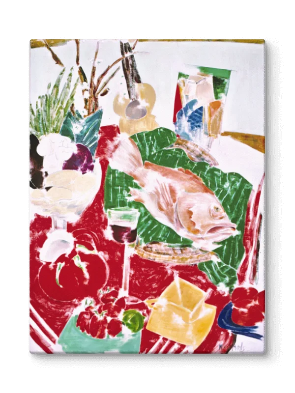 Still Life with Fish #2 (1985) on canvas (30" x 40") product image (2)