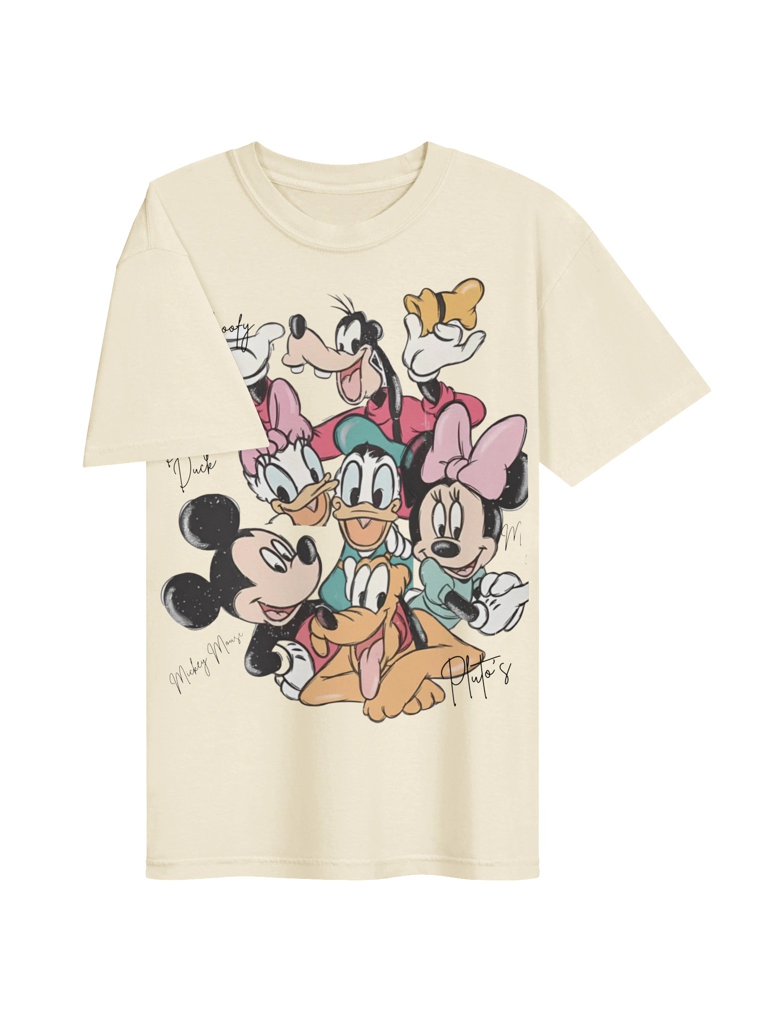 Retro Mickey And Friends Signatures T-Shirt, 2026 Disney Family Trip Shirt, Mickey Mouse & Co Disneyland Vacation Gift, Comfort Colors Style Tee product image (69)