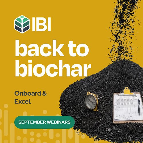 🖤🌱 September = Back to Biochar 📚

Free webinars. New resources. And a chance to help power our next 20 years. ⬇️

📅 This mont...