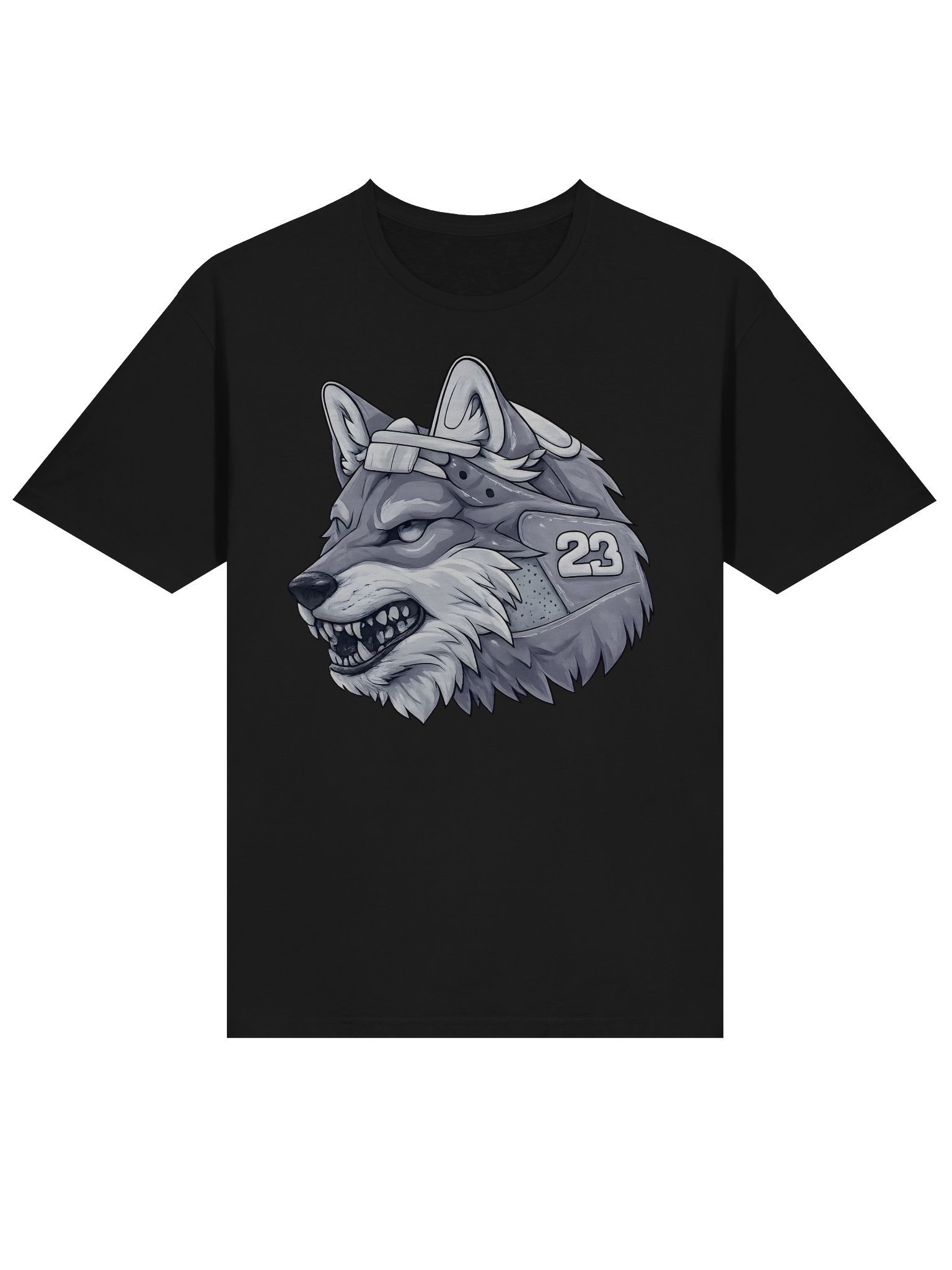 Unisex Gray Wolf Graphic T-Shirt | Sneaker Match Comfort Colors Tee | Casual Streetwear Shirt | Gifts for Sneakerheads product image (2)