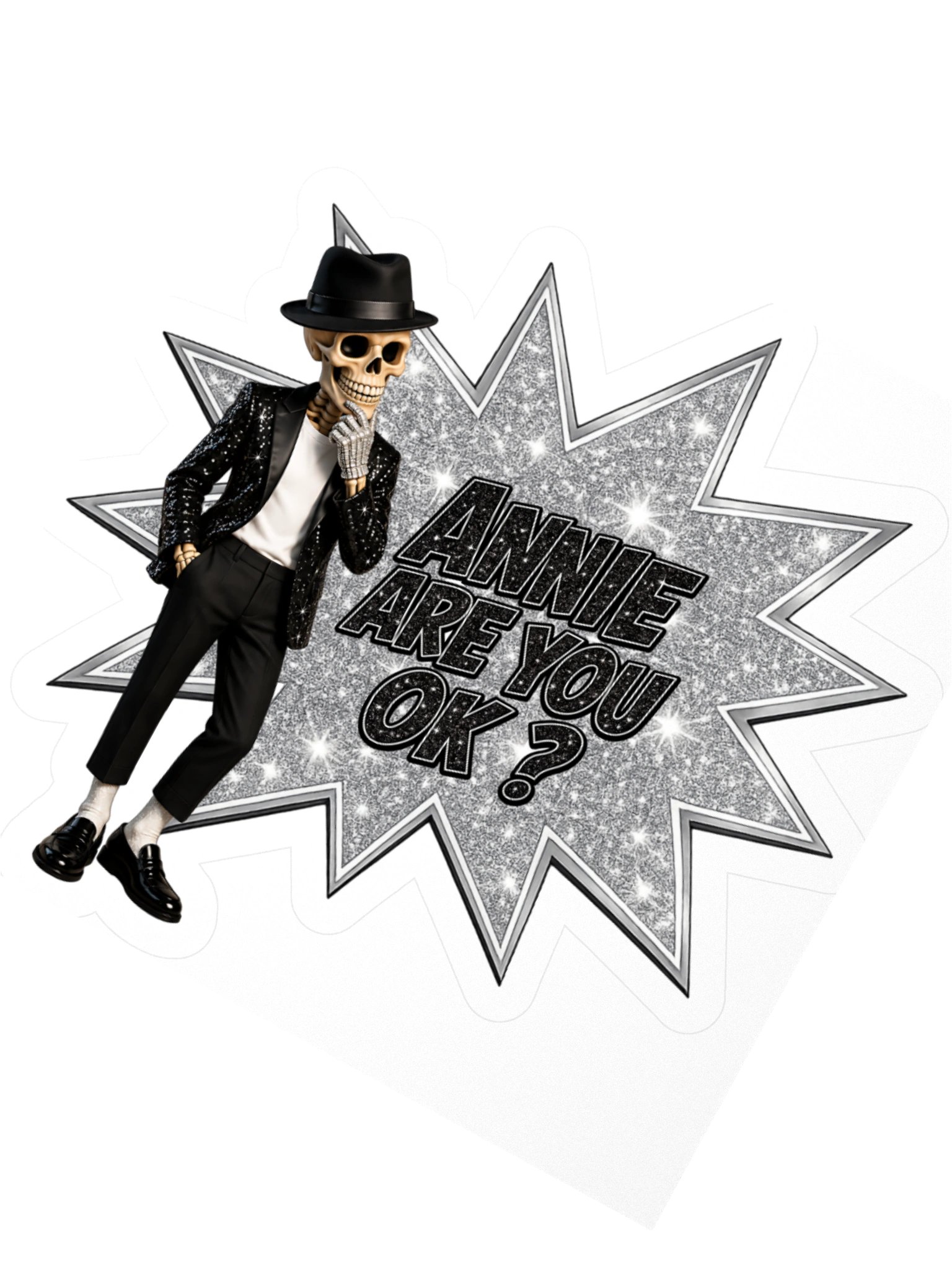 ''Annie, Are You Ok?'' Kiss Cut Stickers product image (4)