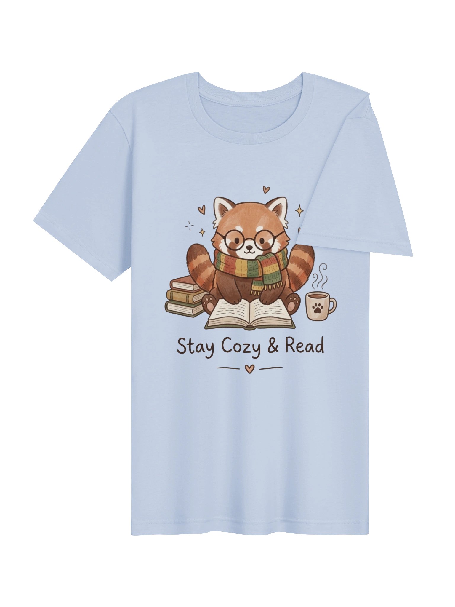 Stay Cozy & Read T-Shirt, Cute Fox Book Lover Gift product image (14)