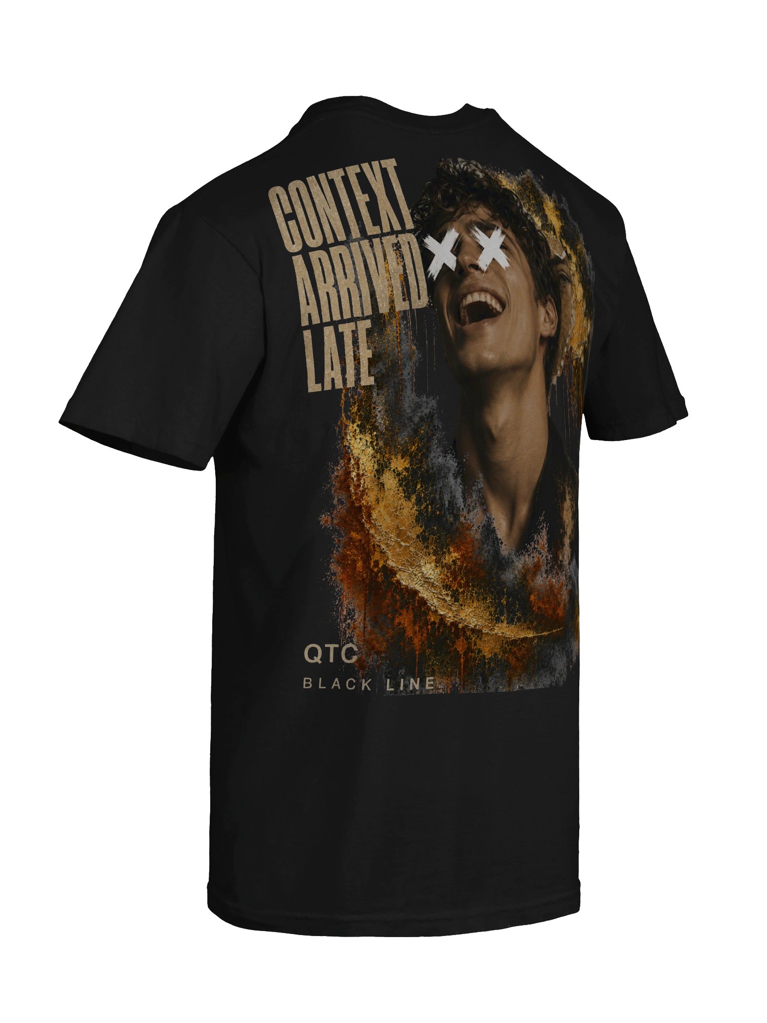 QTC — Context Arrived Late Tee | Black Line product image (8)