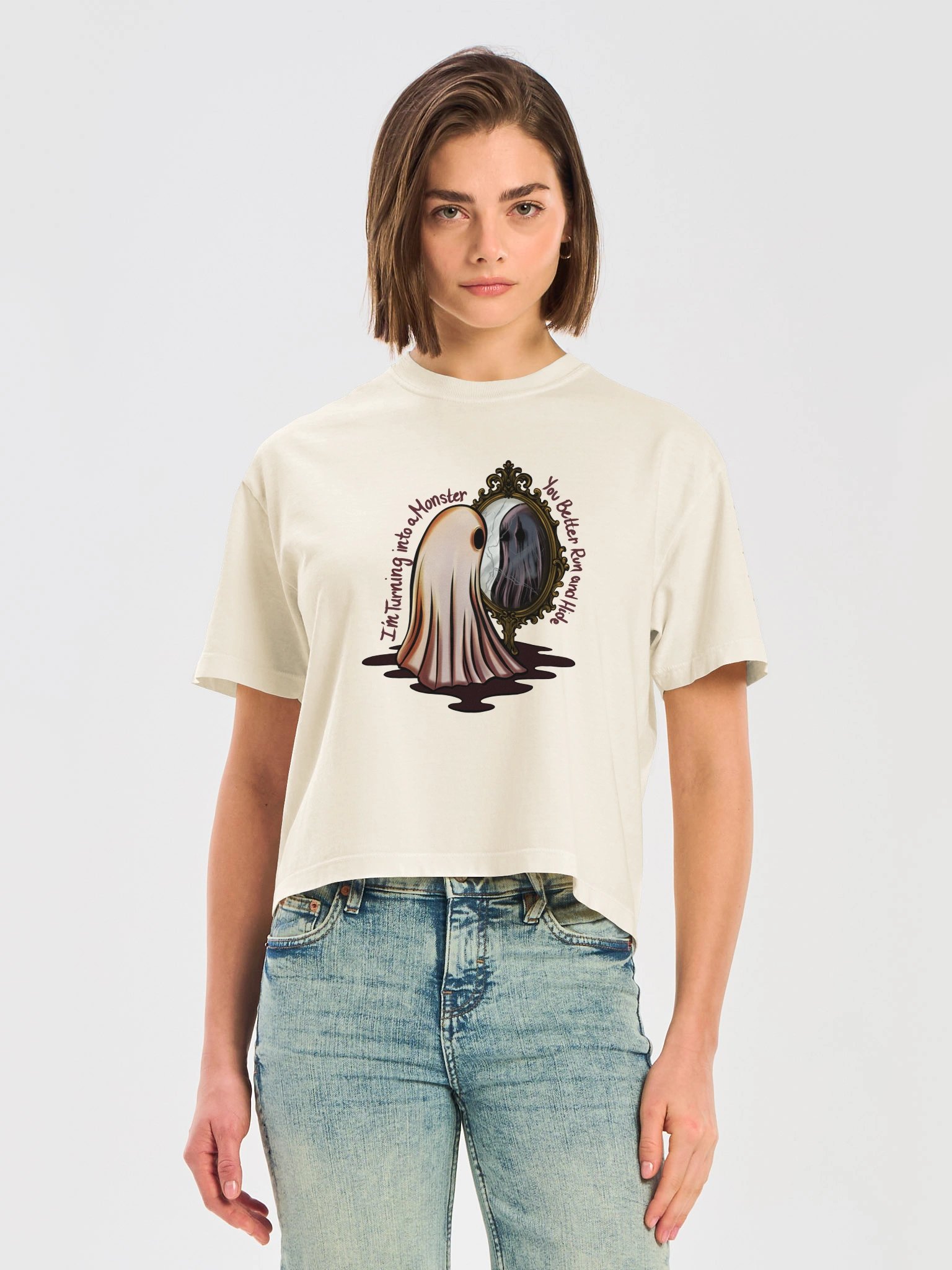 "Monster" Spooky Boxy Tee product image (5)