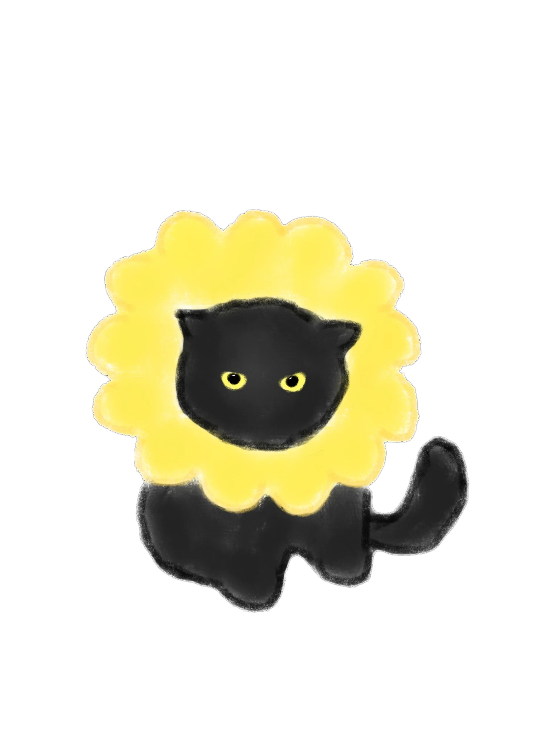 12 Hand-Drawn Cat PNG Clipart Bundle product image (7)