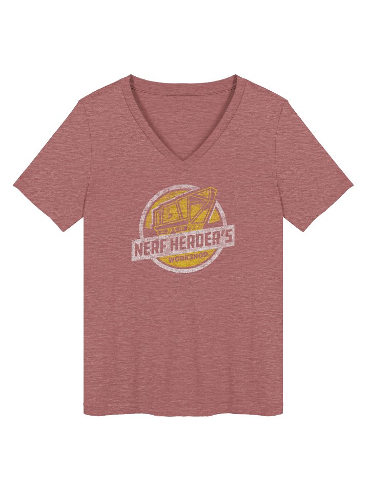 Nerf Herder's The Women’s Relaxed V-Neck T-Shirt w/ Cat's Paw product image (1)