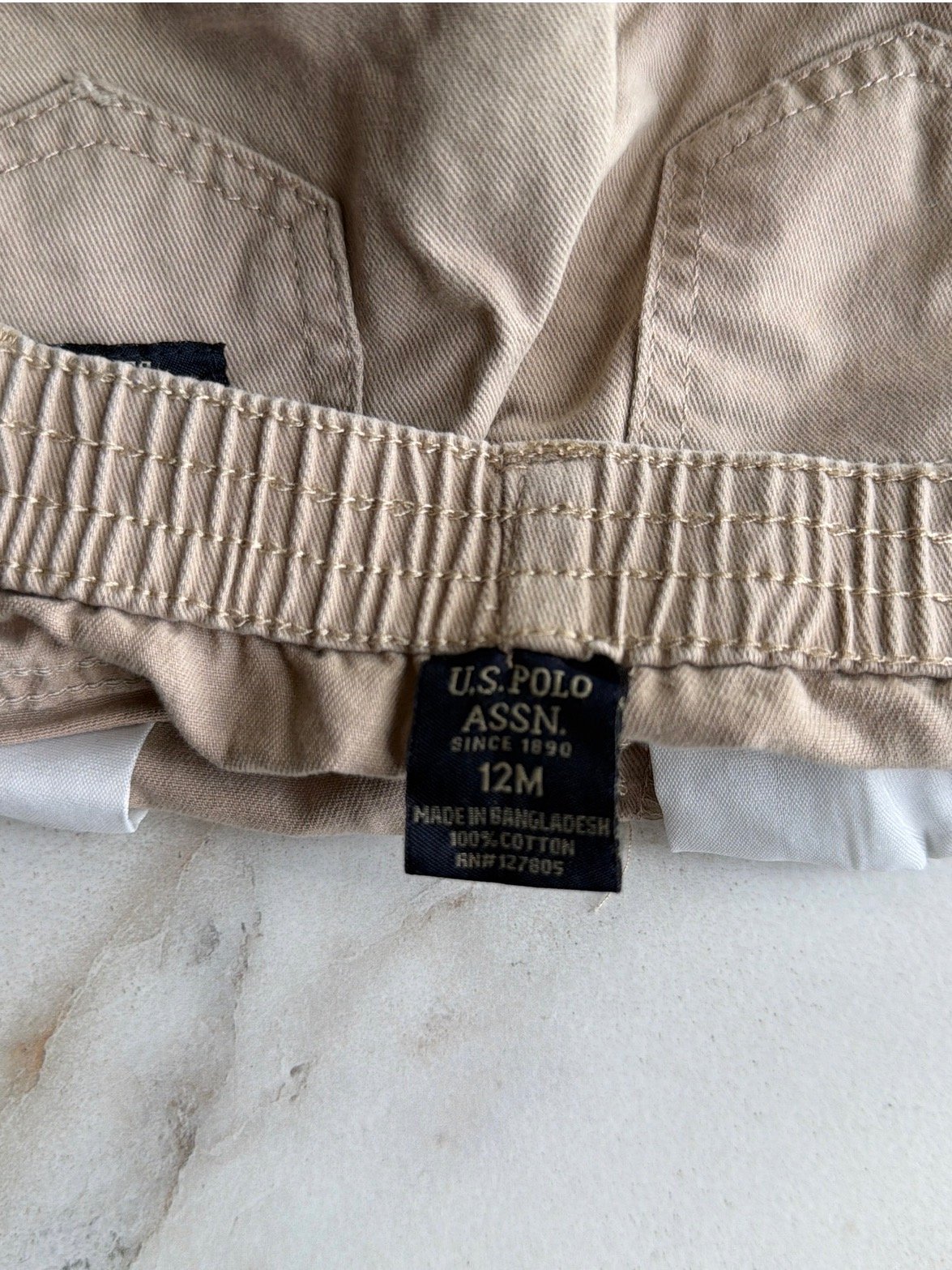 12M 100% Cotton Golf Shirt & Khaki Shorts Bundle | Baby Boy Outfit Set product image (7)