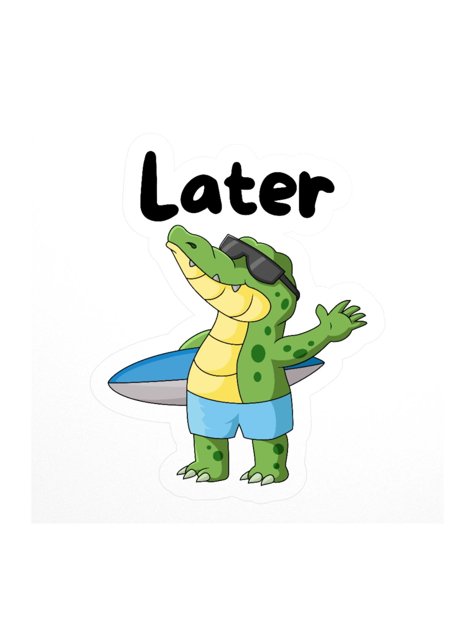 Later Gator Kiss-Cut Sticker by Aviella product image (2)